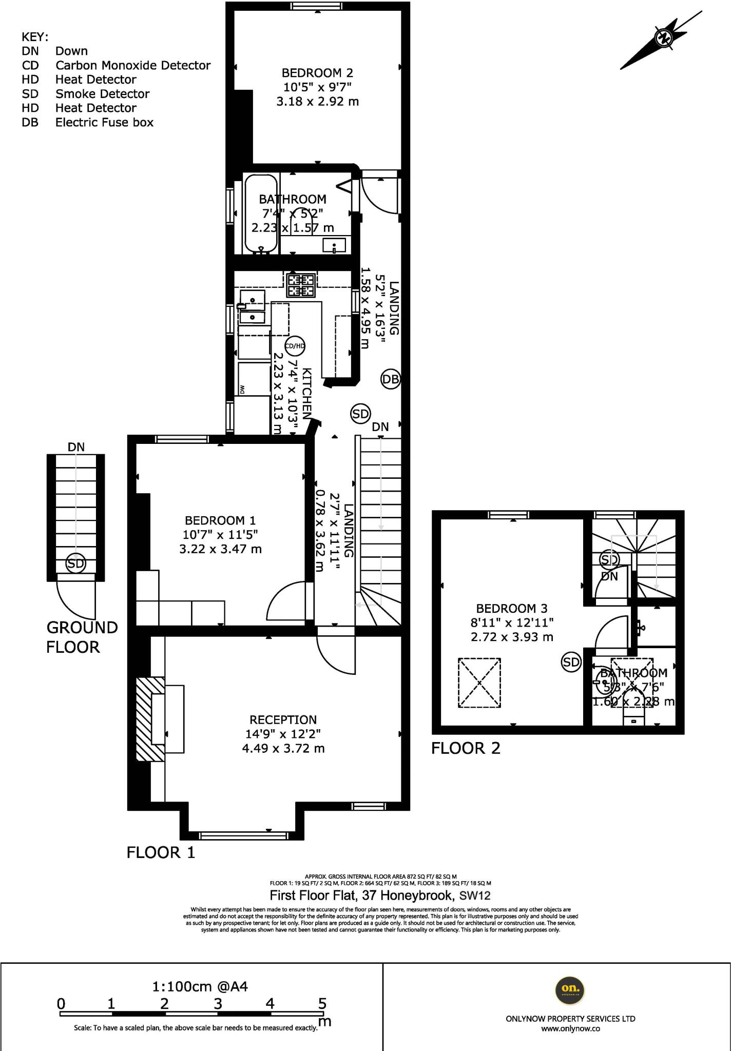 Honeybrook Road, SW12  floorplan