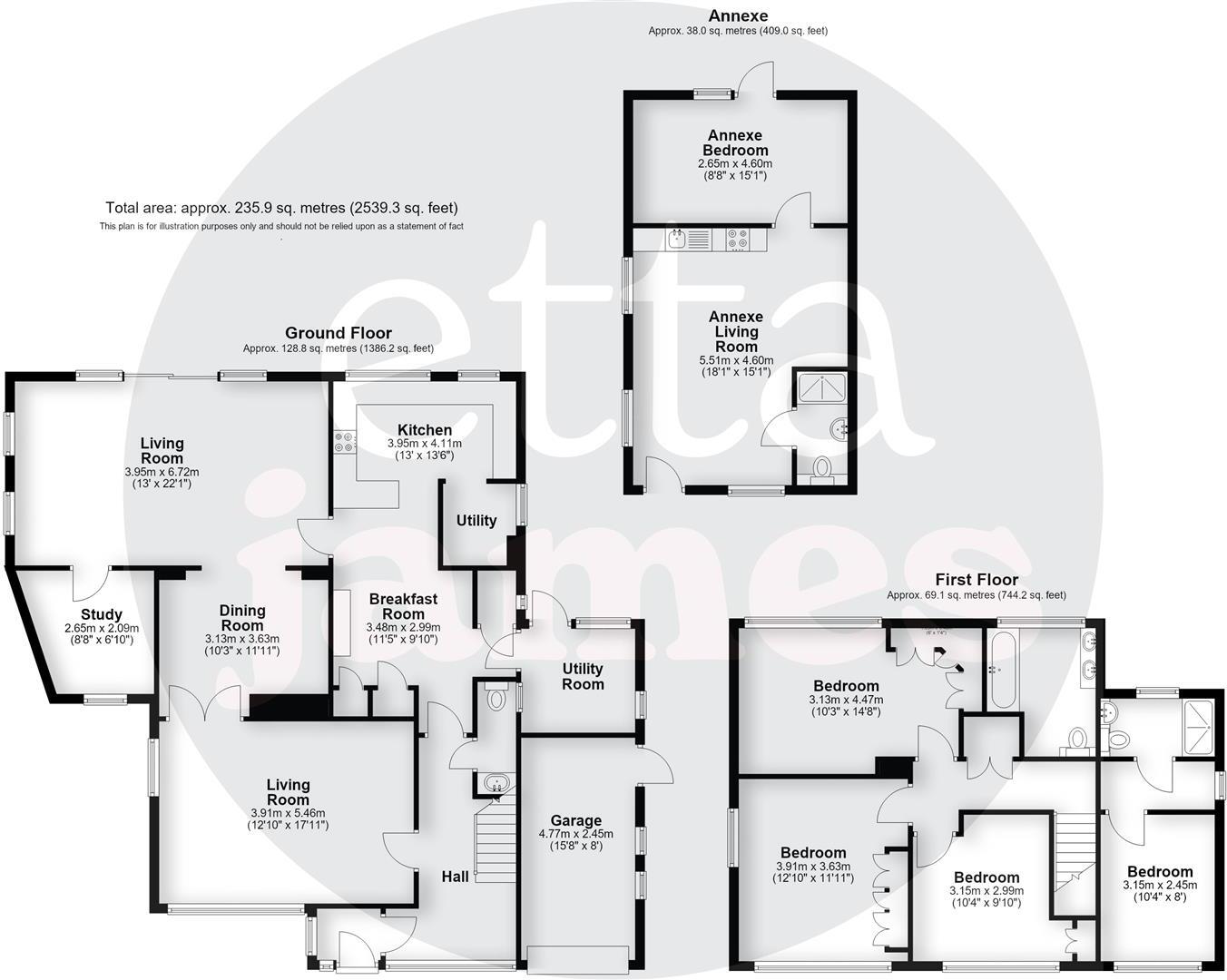 Derwent Close, Leamington Spa floorplan