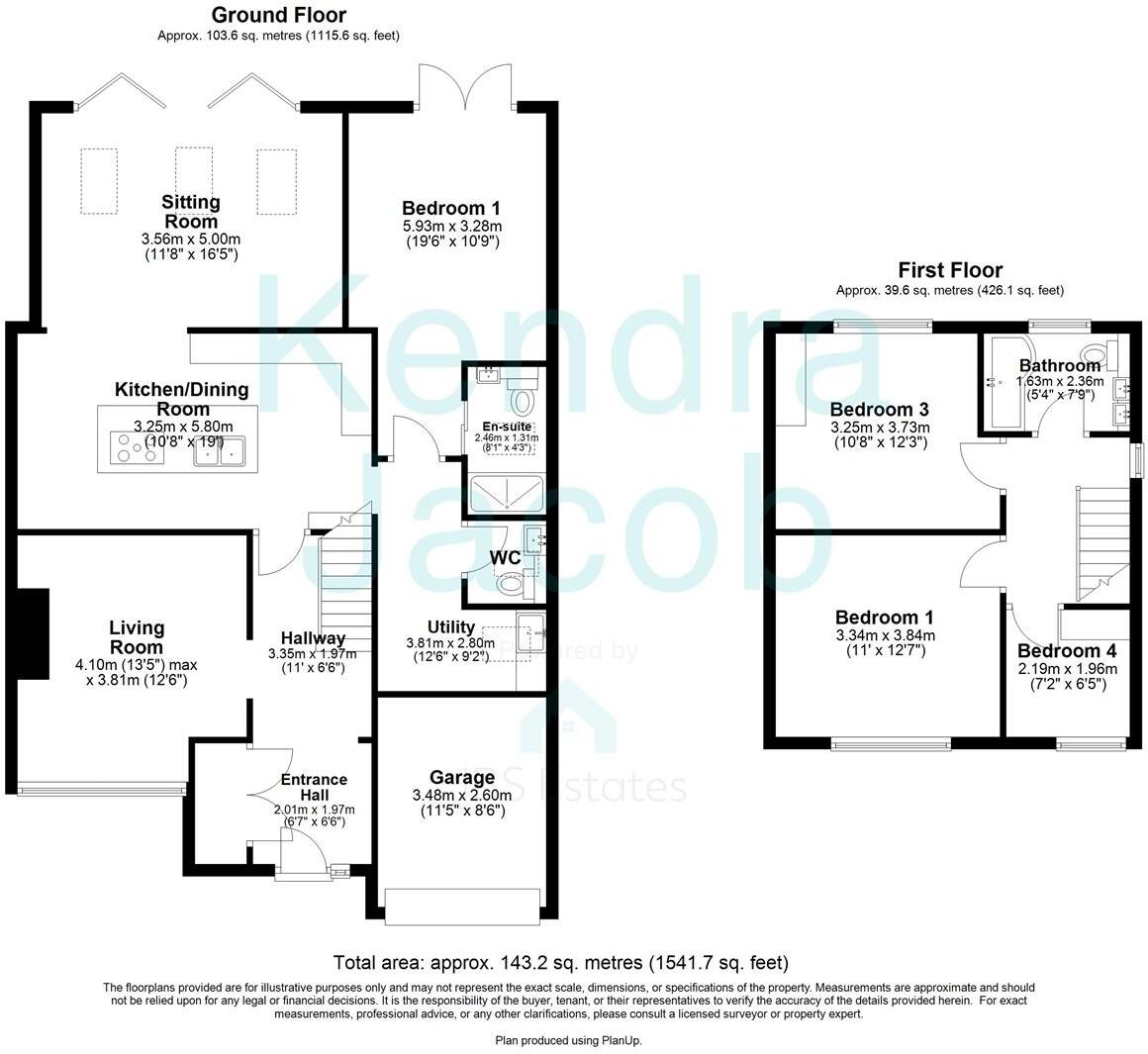 Westminster Close, Worksop floorplan