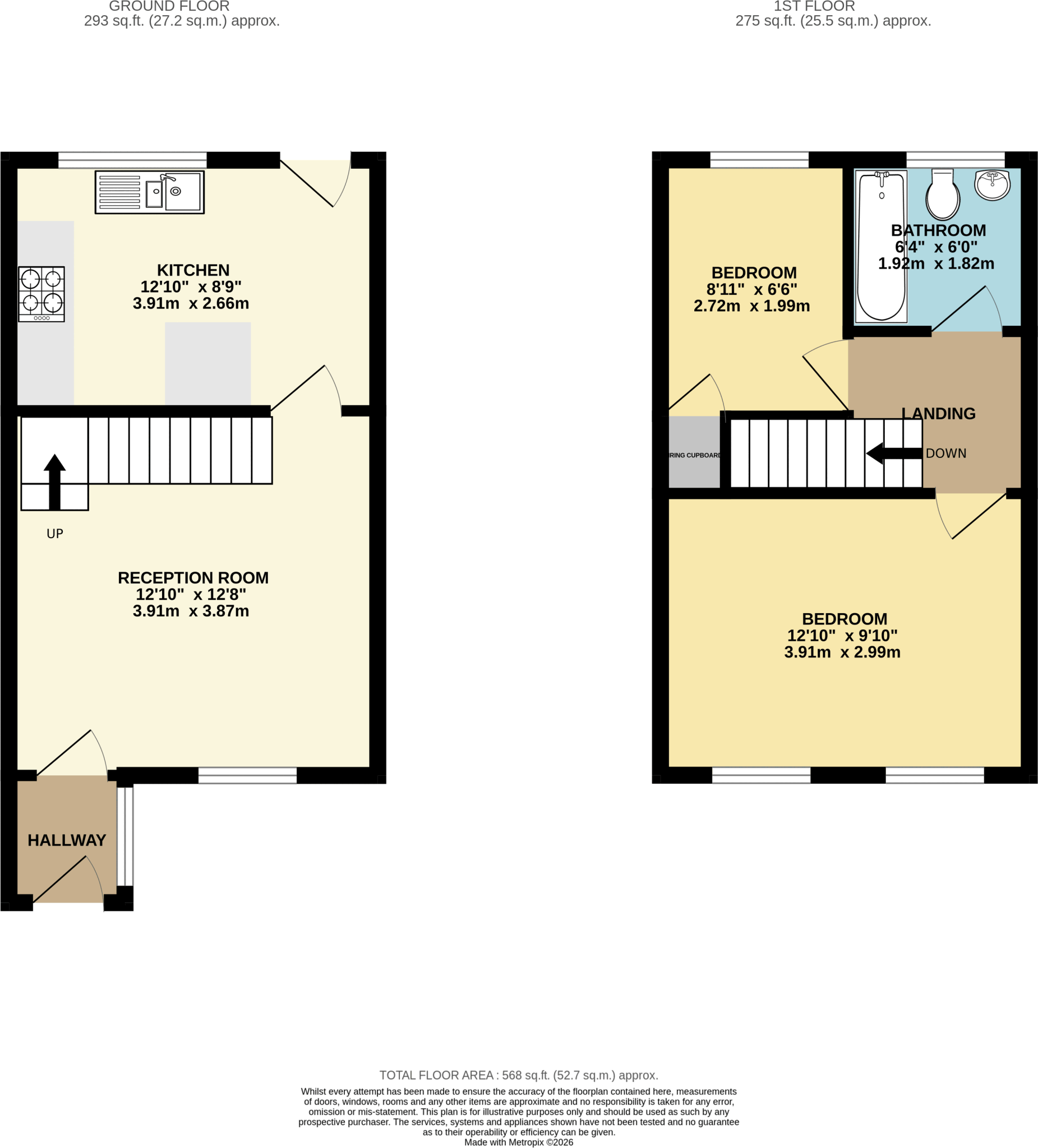 Leatherhead Gardens, Hedge End, Southampton floorplan