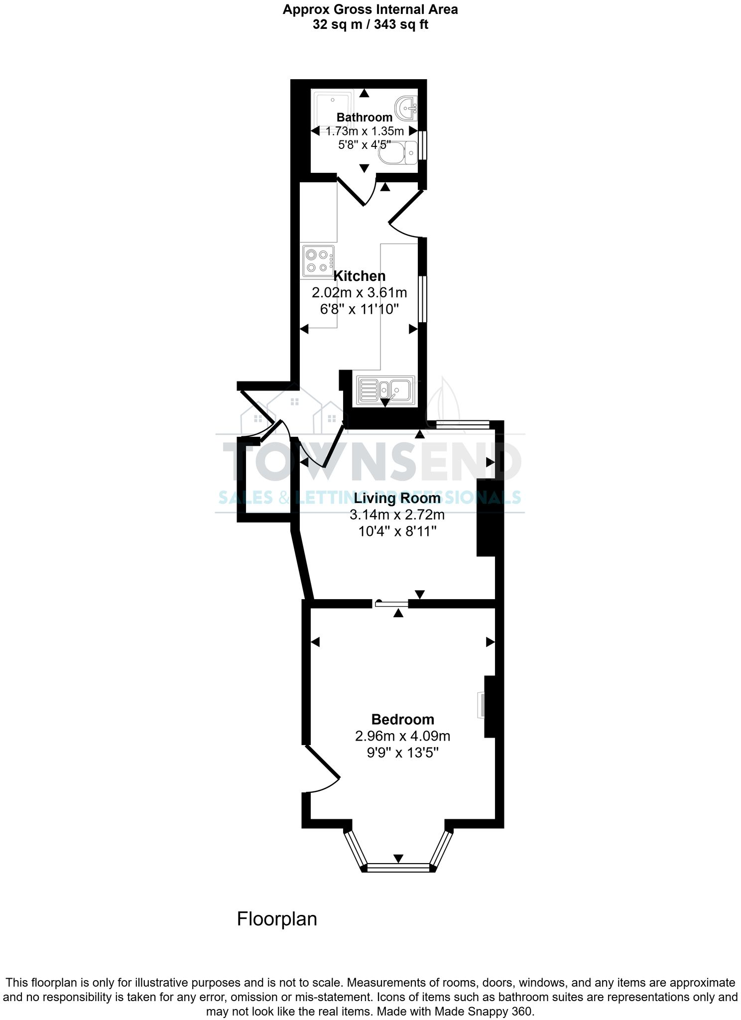Rosewall Terrace, St. Ives, TR26 floorplan