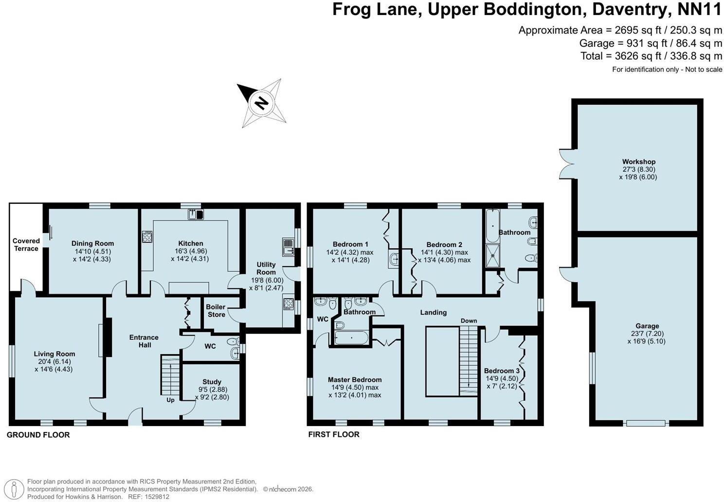 Frog Lane, Upper Boddington, Daventry, NN11 floorplan