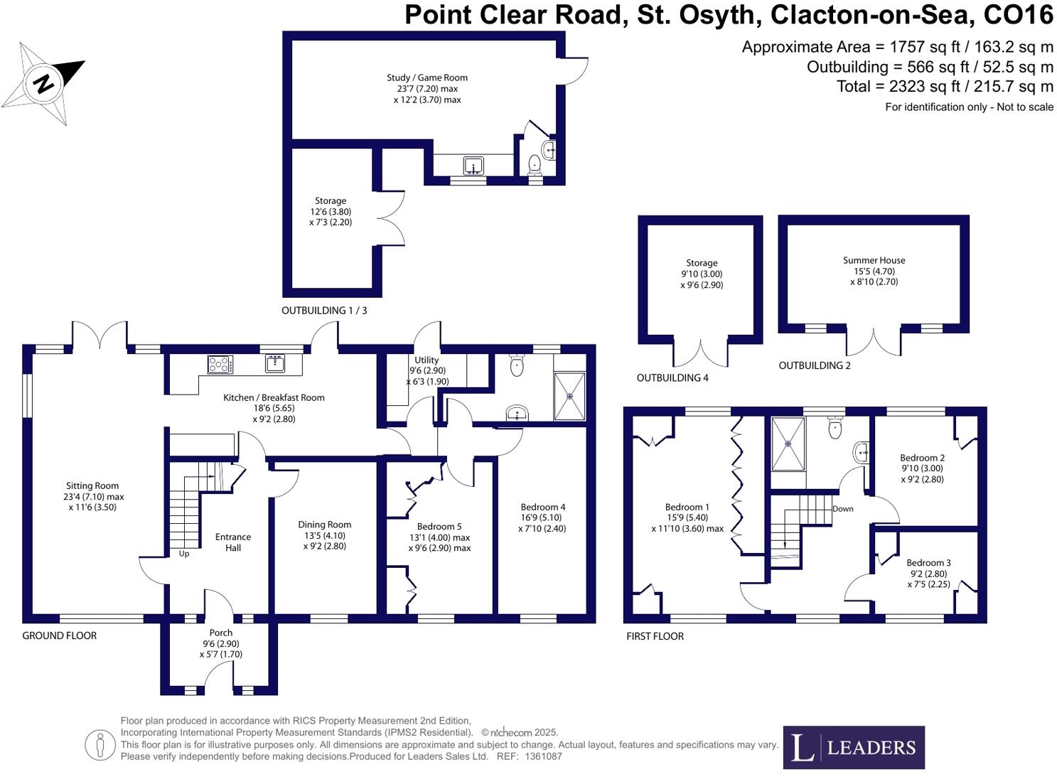 Point Clear Road, St. Osyth, Clacton-on-Sea floorplan