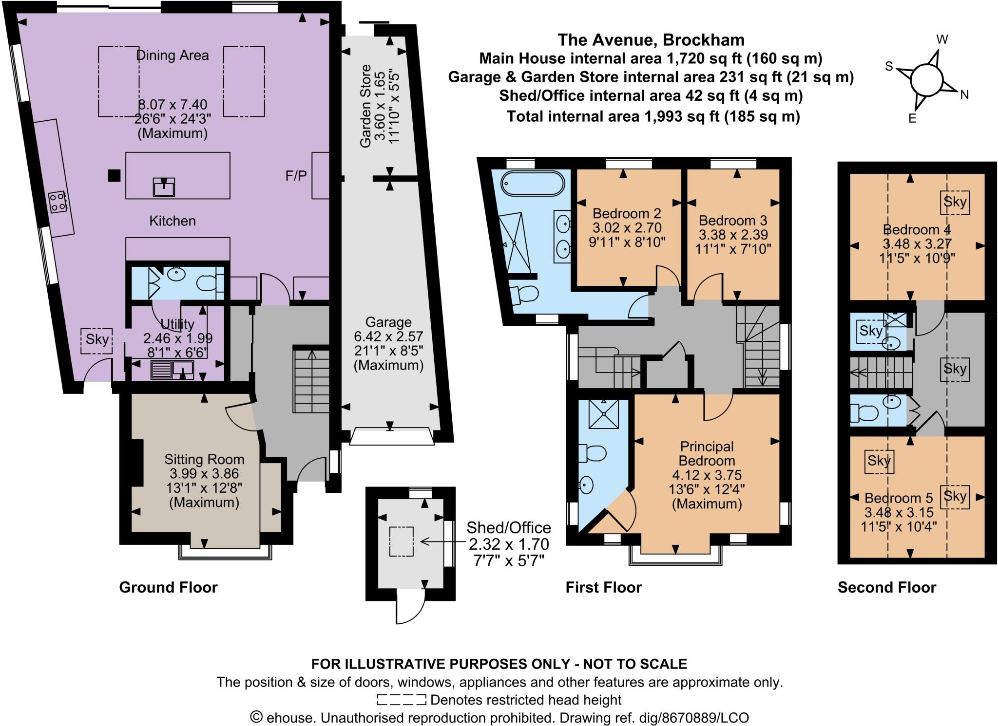 The Avenue, Brockham, Betchworth, Surrey floorplan