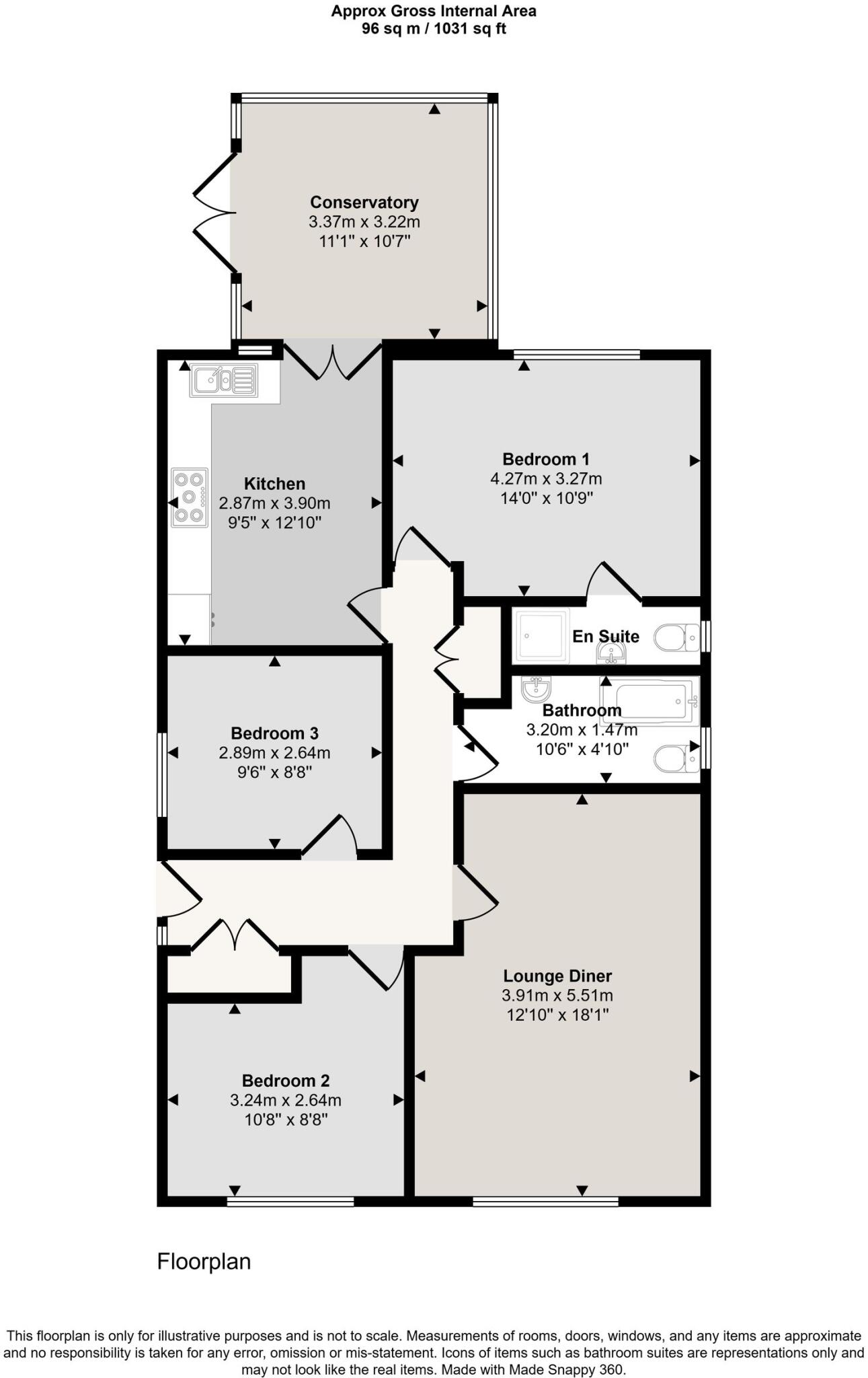 Rushmoor Close, Irlam, M44 floorplan