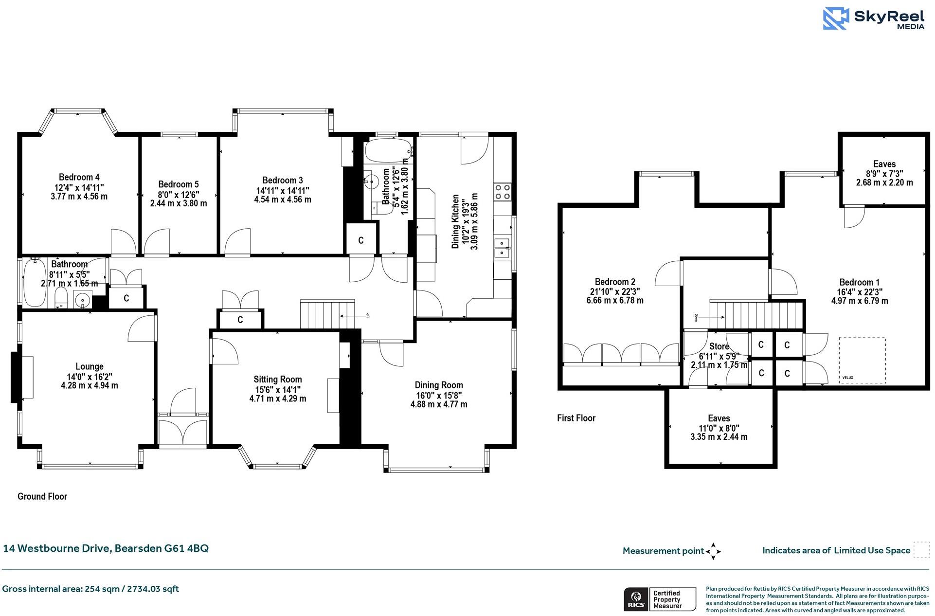Westbourne Drive, Bearsden floorplan