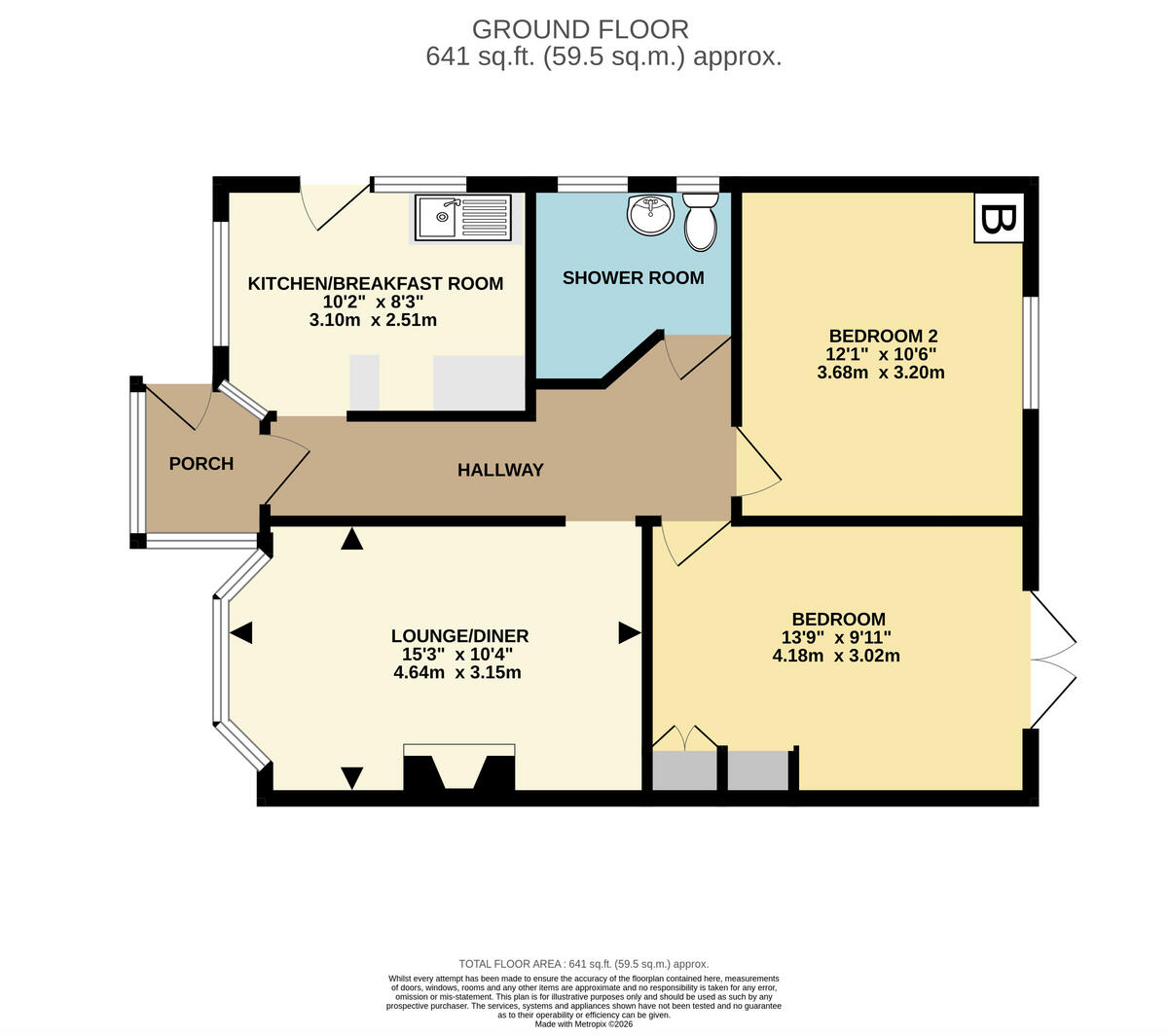 Bryant Road, Poole, BH12 5 floorplan