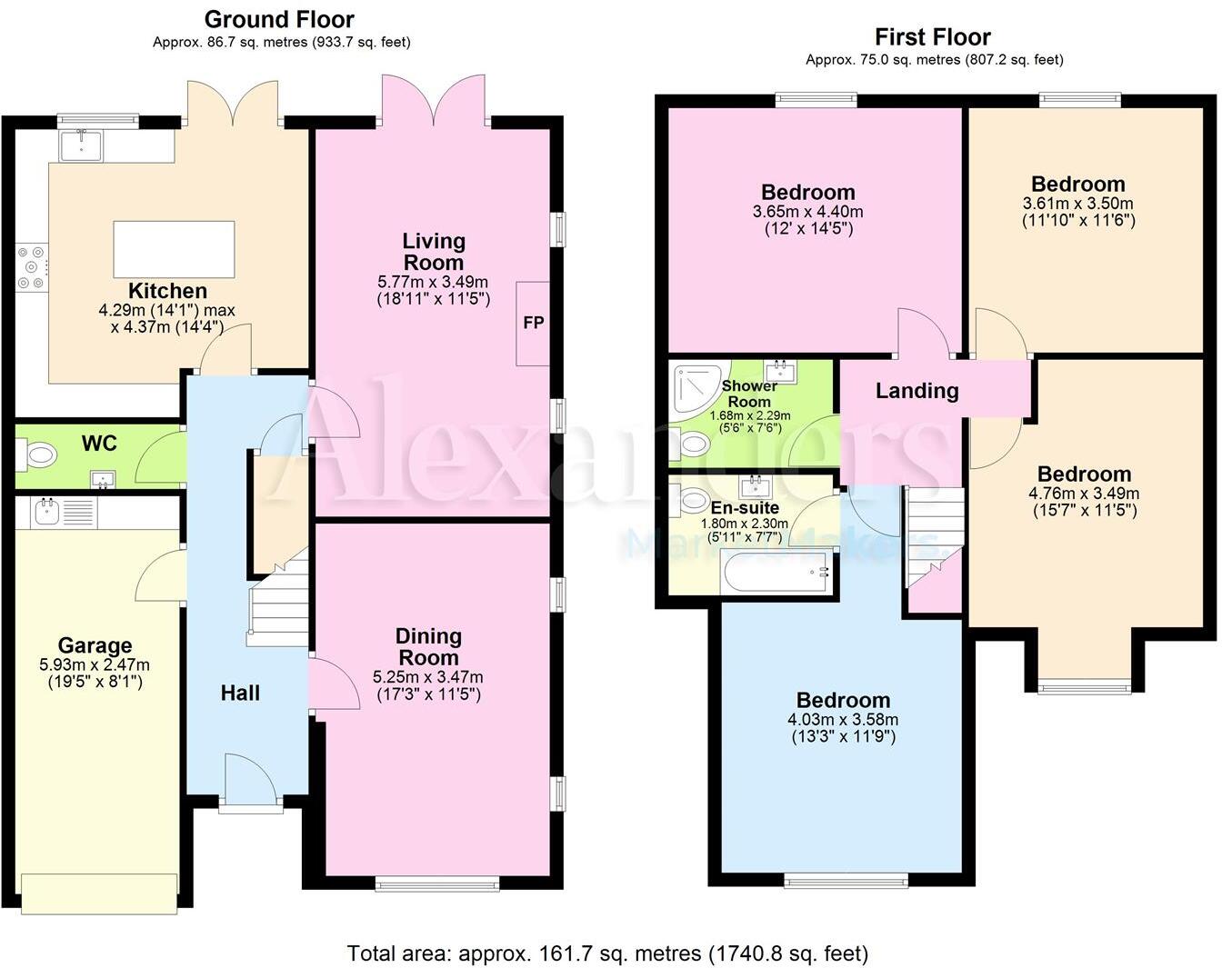 Oakley Road, Shepshed floorplan