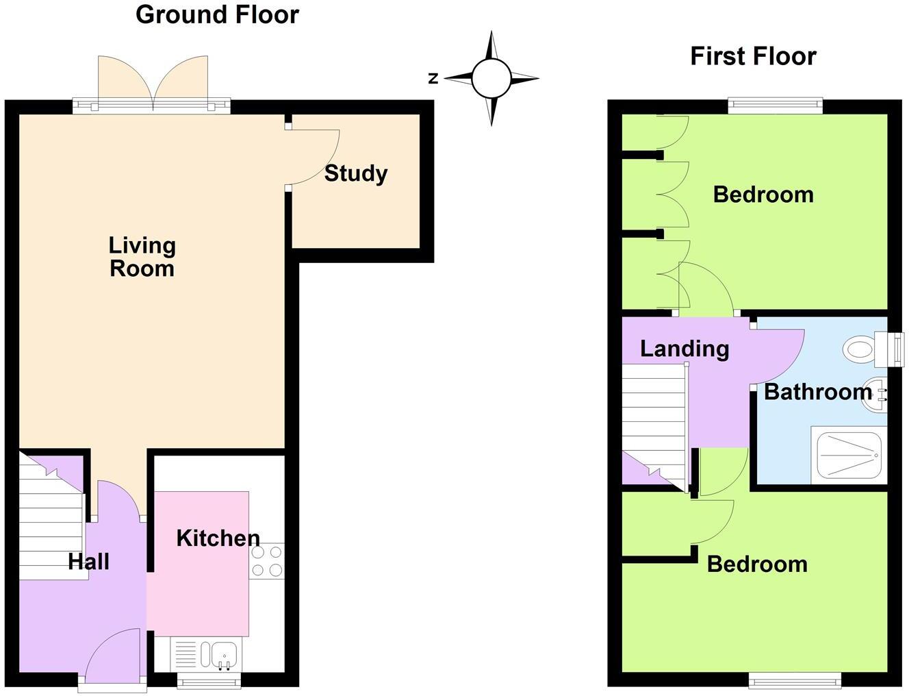 Roding Way, Wickford floorplan