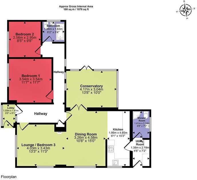 Peniel, Carmarthen floorplan