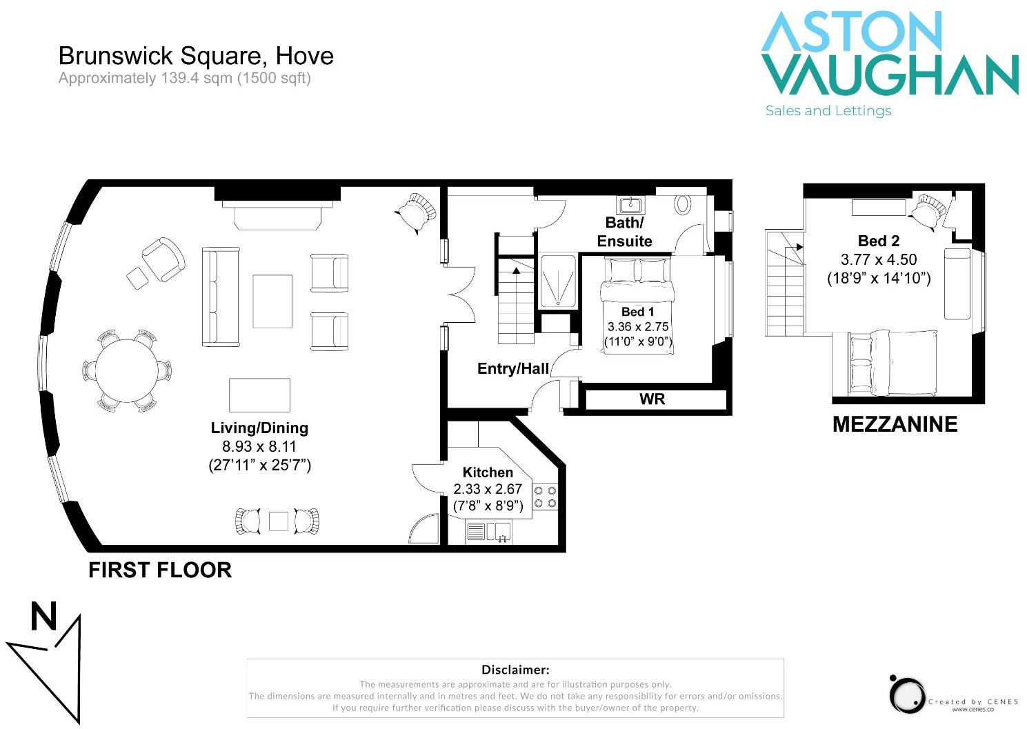 Brunswick Square, Hove floorplan