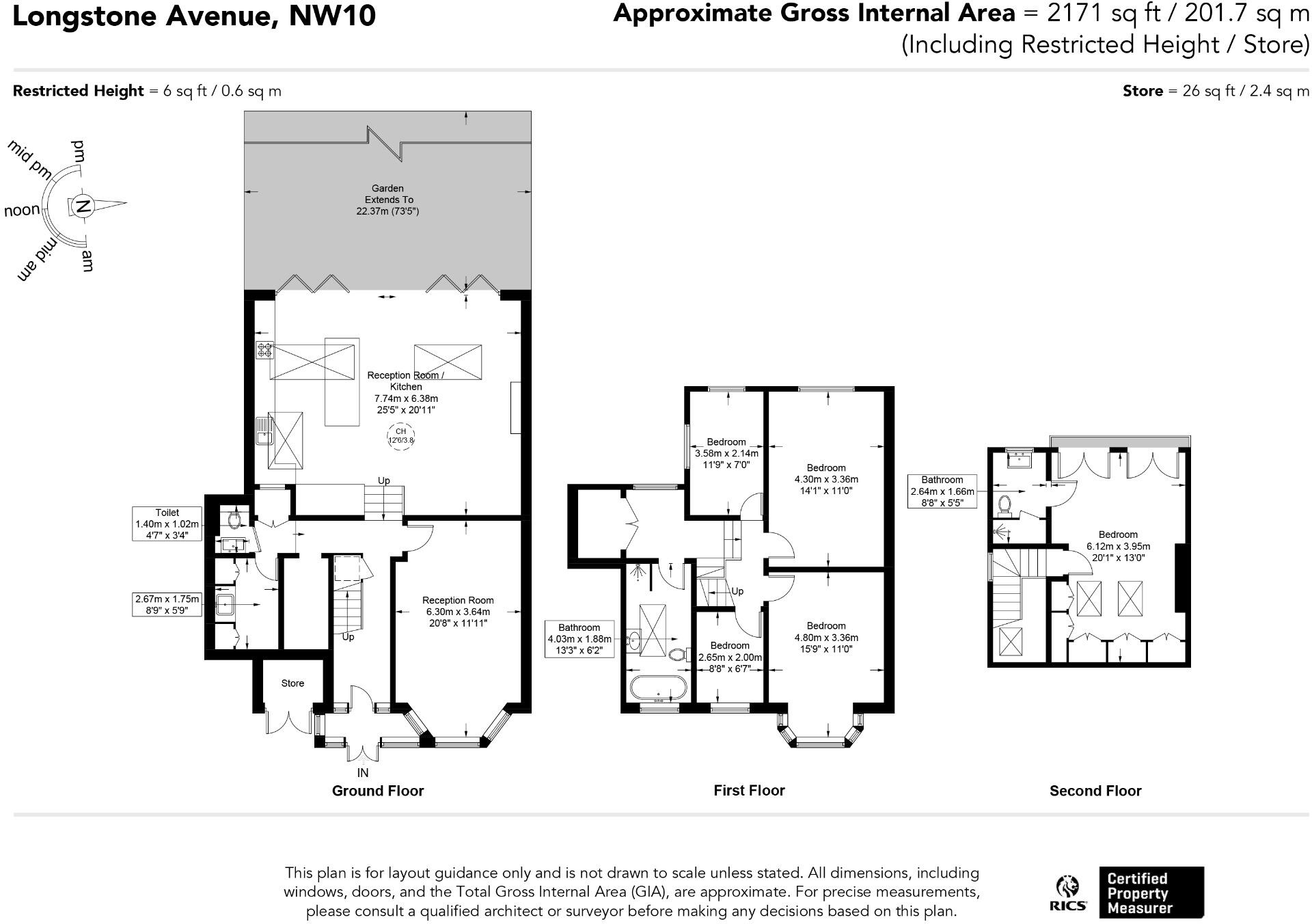 Longstone Avenue, Harlesden, London NW10 floorplan