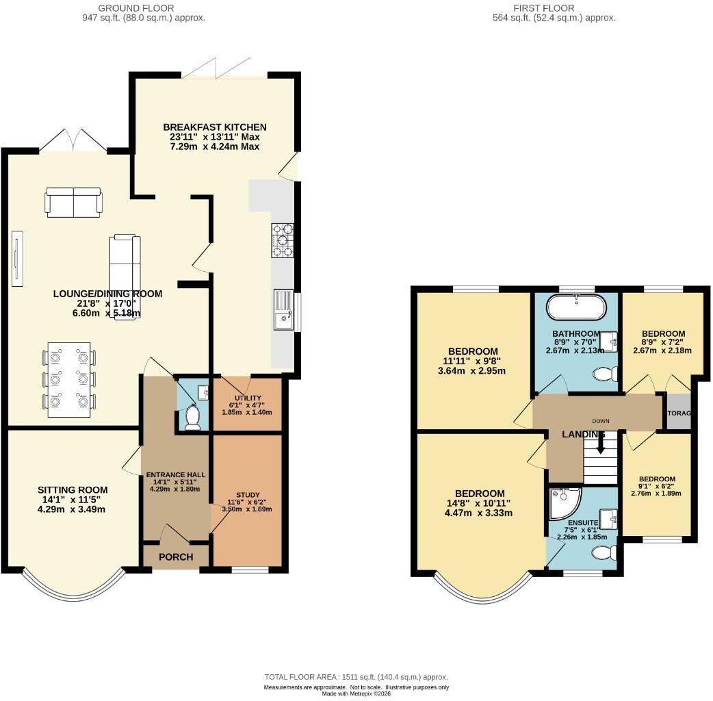 Bankhall Road, Heaton Moor, Stockport, Sk4 floorplan