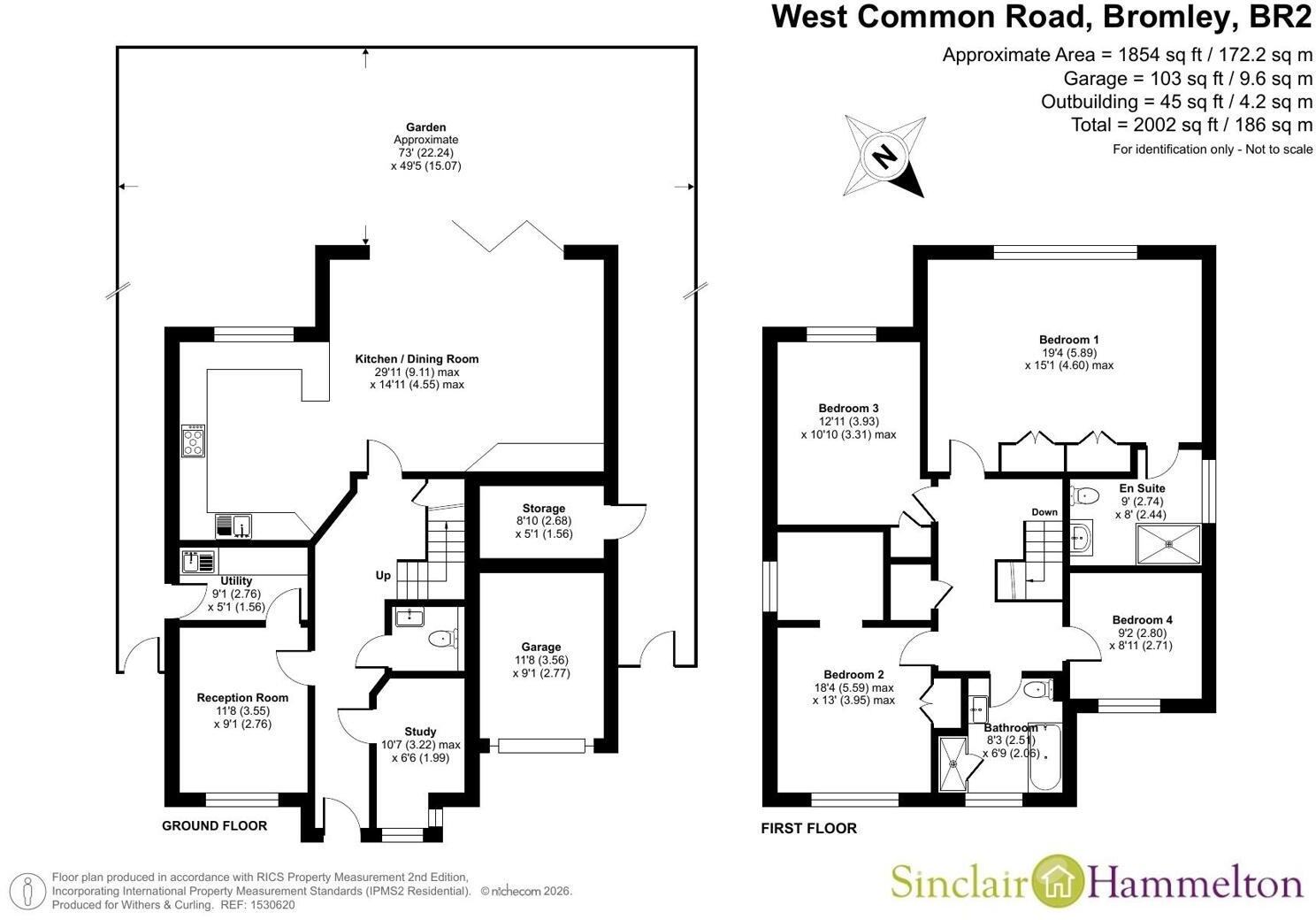 West Common Road, Hayes, Kent floorplan