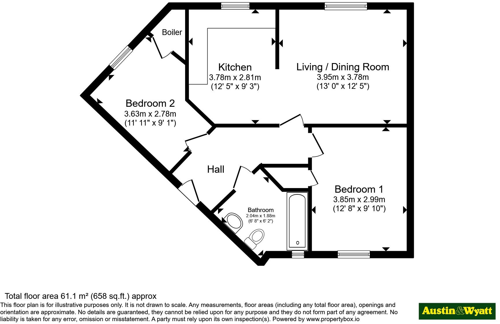 St Peters Place, Salisbury, Wiltshire, SP2 floorplan