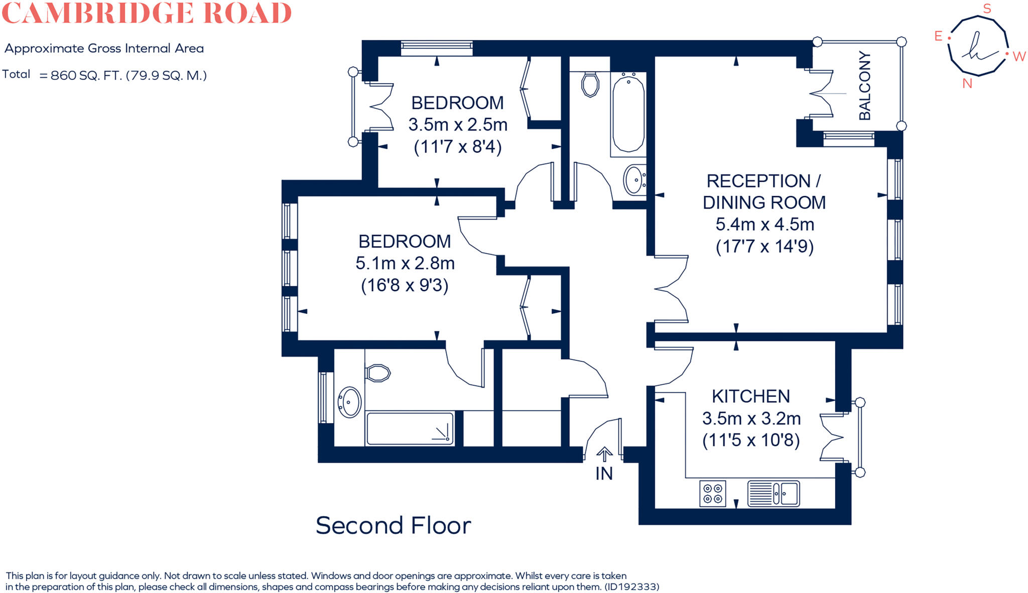 Cambridge Road Twickenham TW1 floorplan