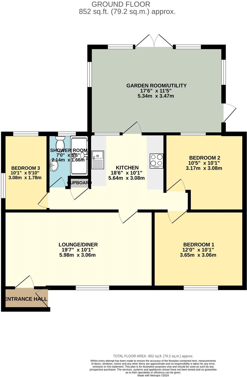 Rookery Drove, Beck Row, Bury St. Edmunds, Suffolk, IP28 floorplan
