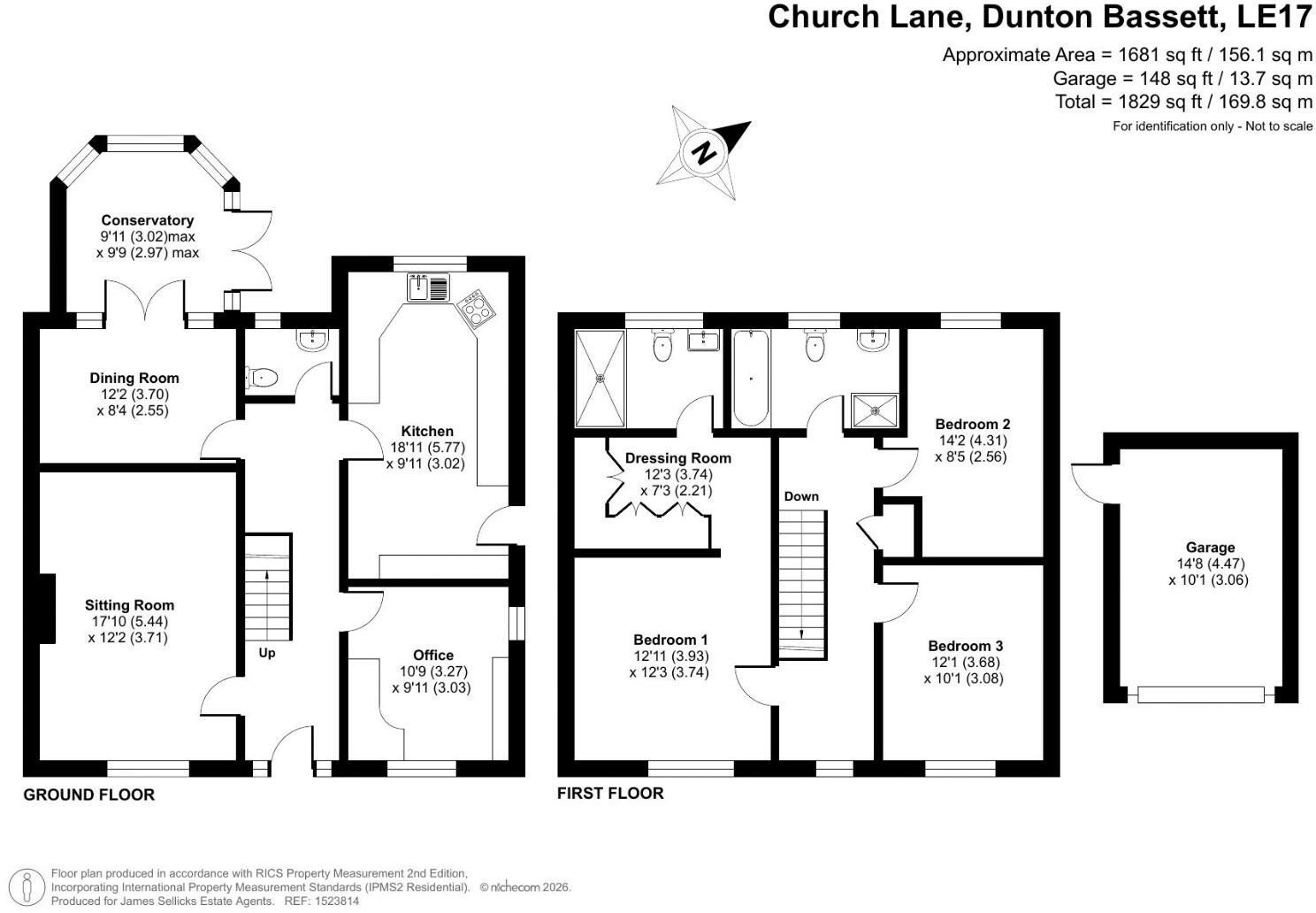 Church Lane, Dunton Bassett, Lutterworth, Leicestershire floorplan