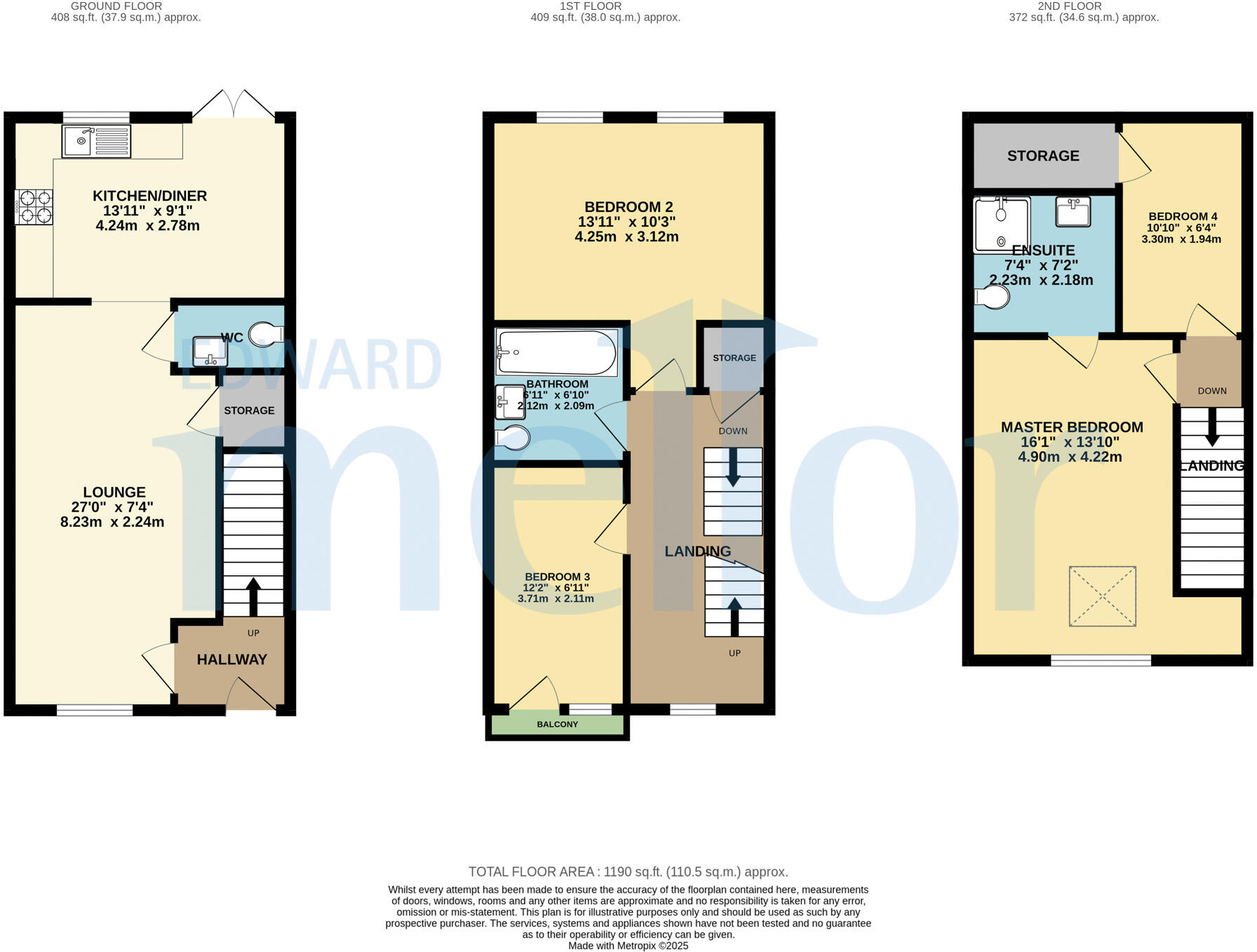 Upper Brook Street, Ardwick floorplan