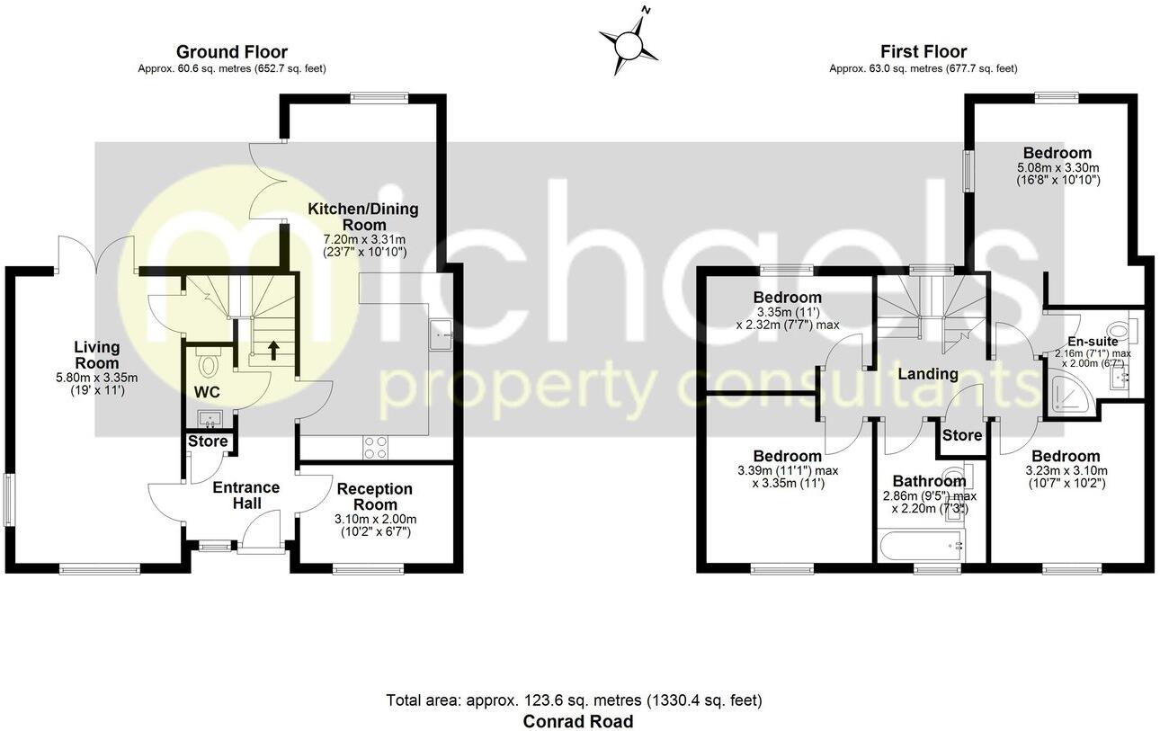 Conrad Road, Witham, CM8 floorplan
