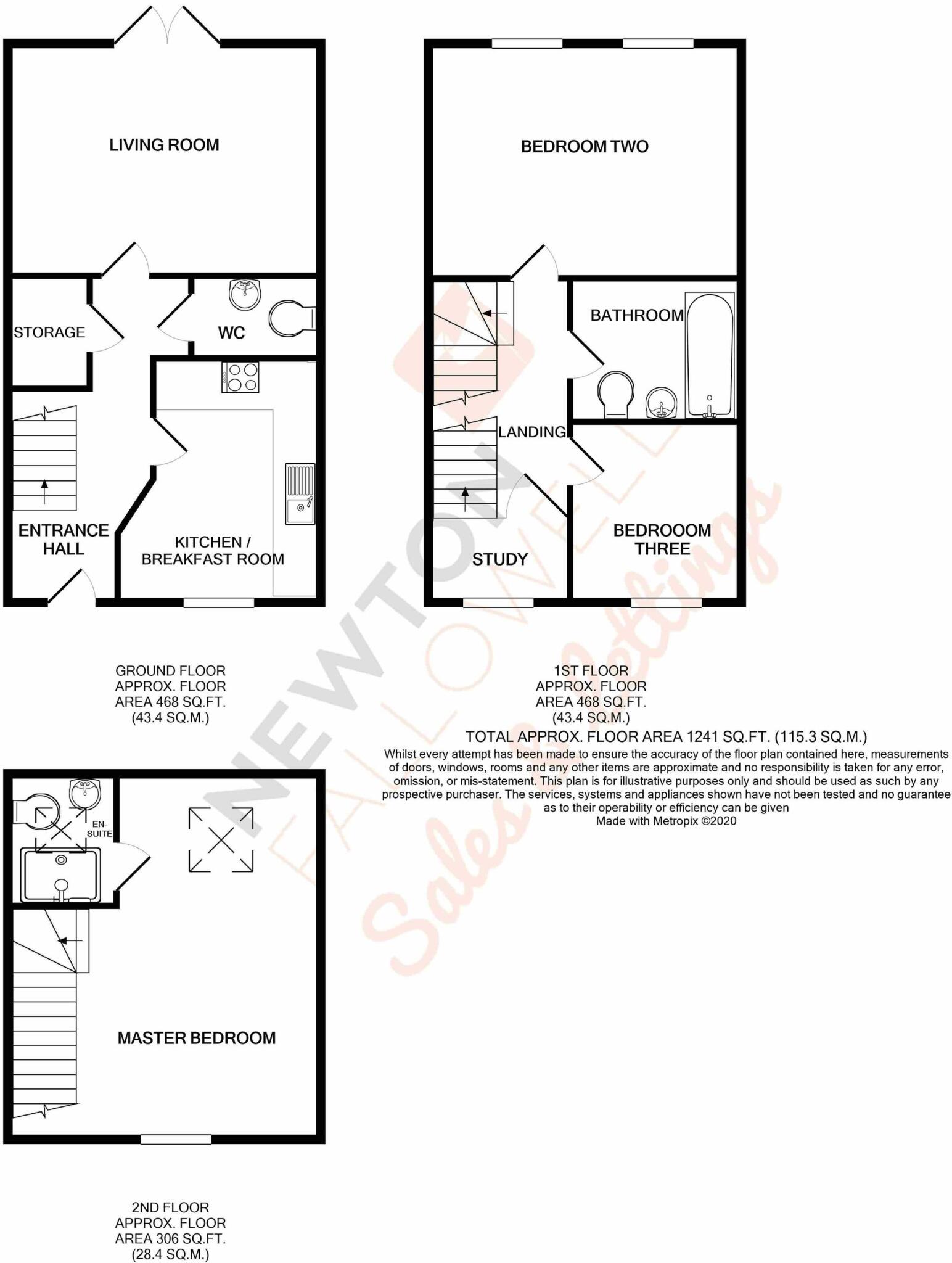 Great Leighs, Bourne, PE10 floorplan