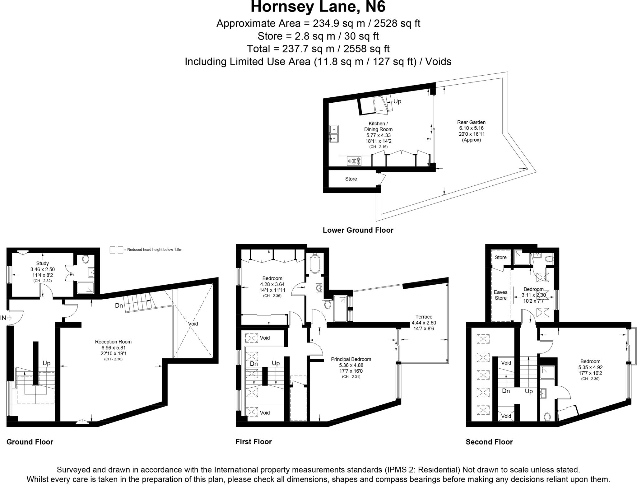 Hornsey Lane, London, N6 floorplan
