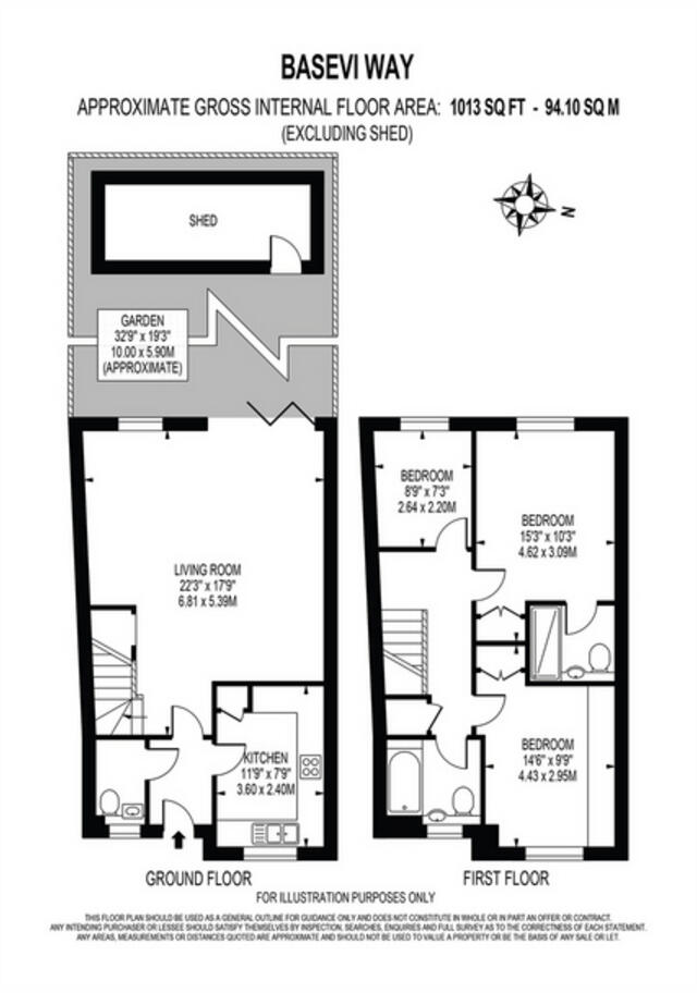 Basevi Way, London floorplan