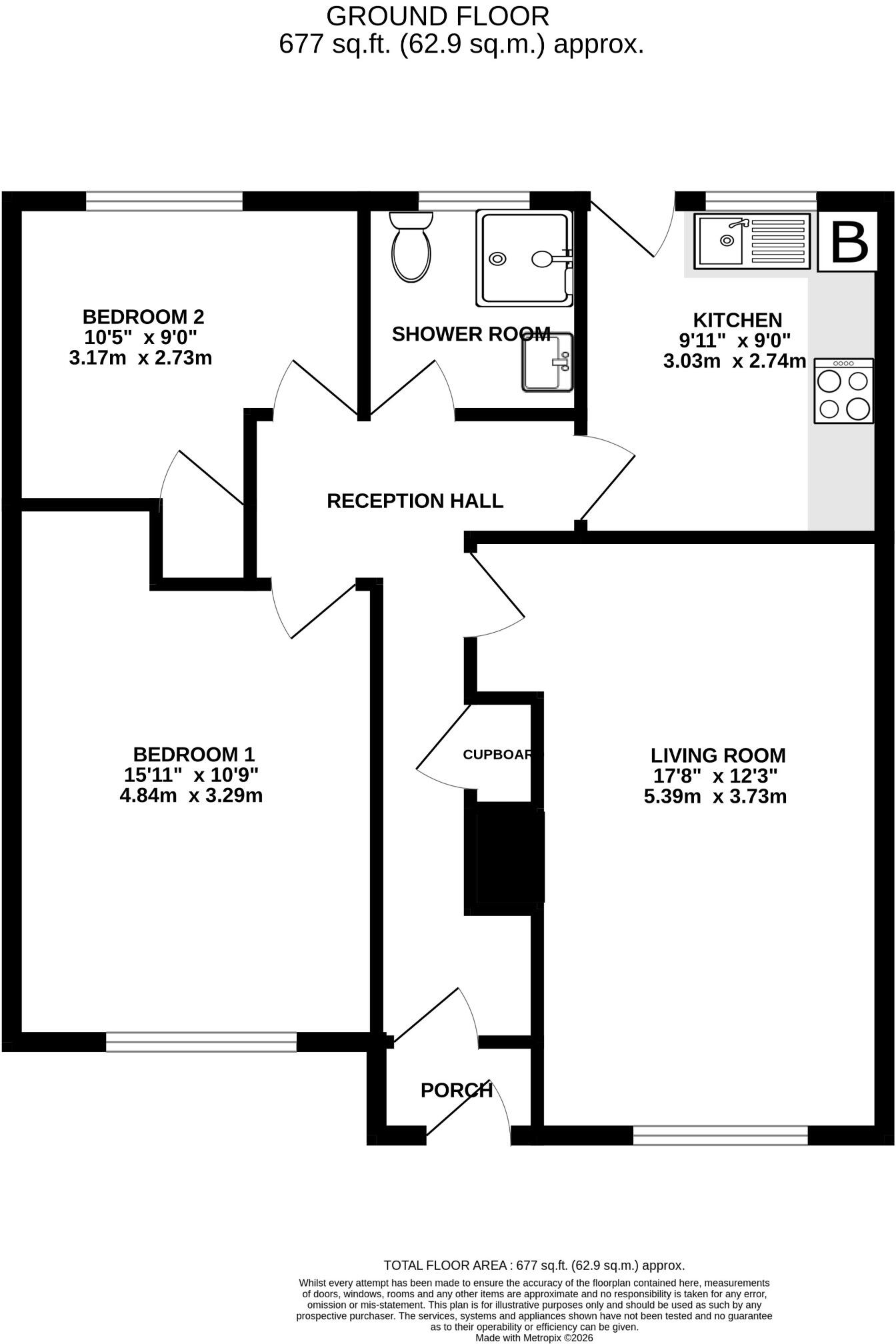 Palmers Way Melbourn floorplan