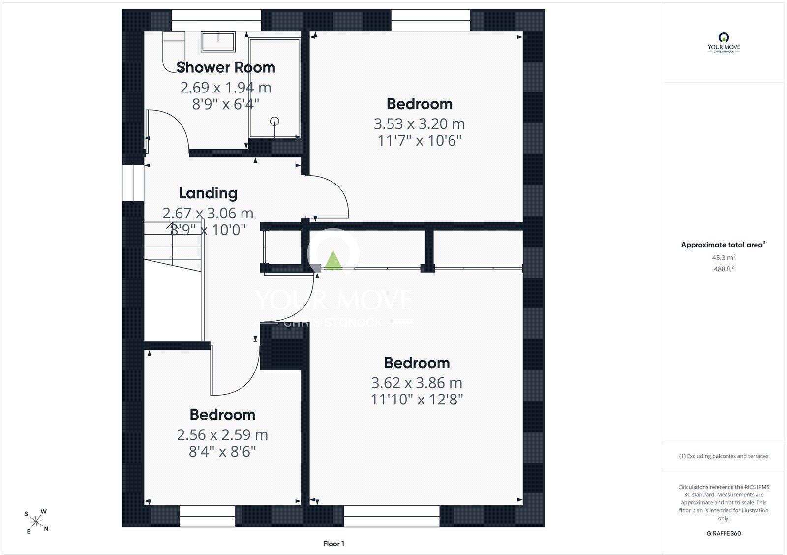 Wesley Terrace, Castleside, Consett, Durham, DH8 floorplan