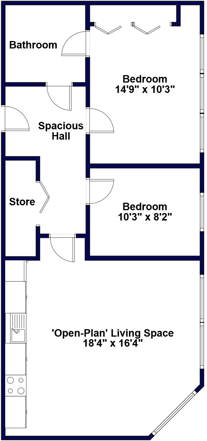 Flat 16 Altitude, 56-58 Parkstone Road, Poole, Dorset floorplan