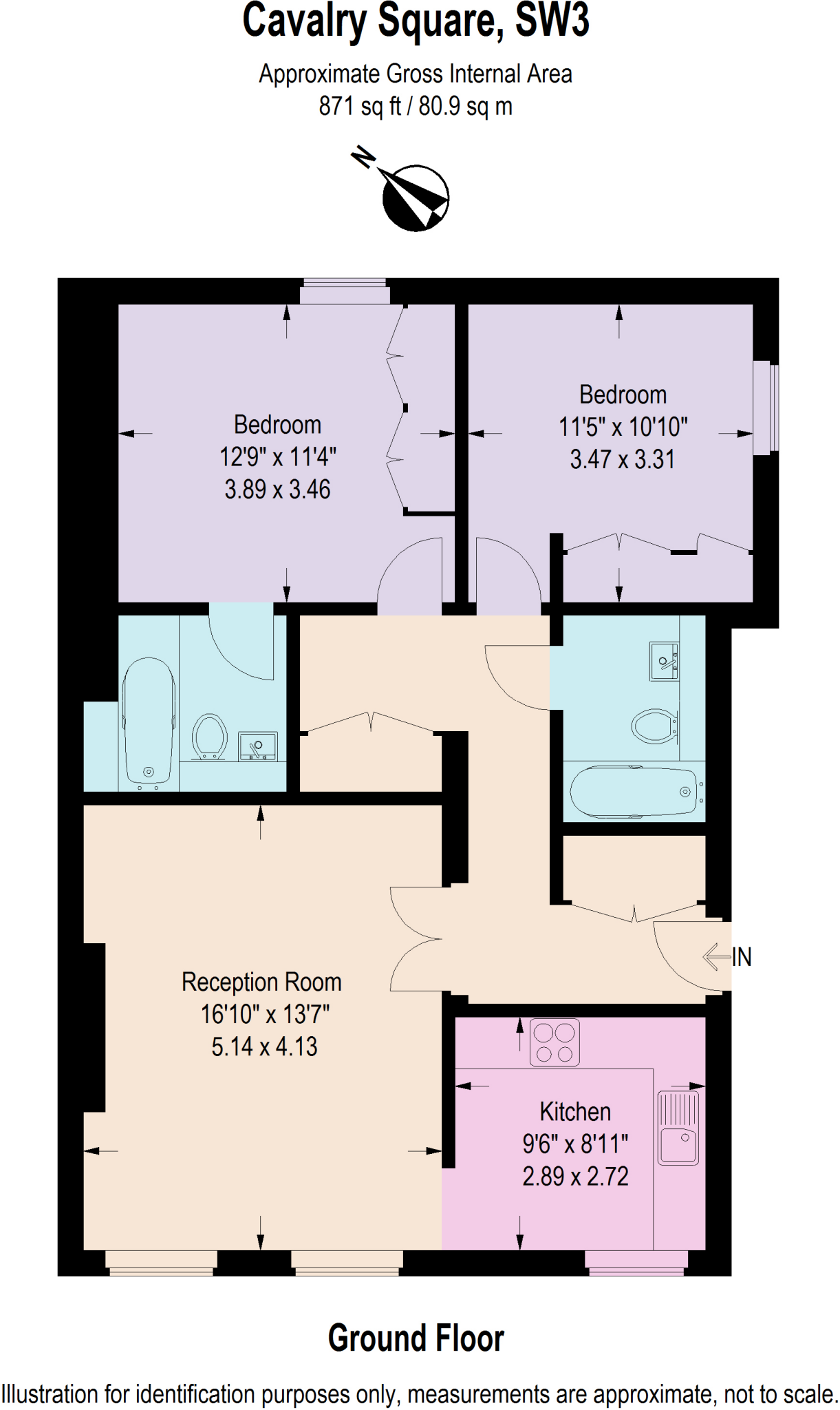 Cavalry Square, Chelsea, London SW3 floorplan