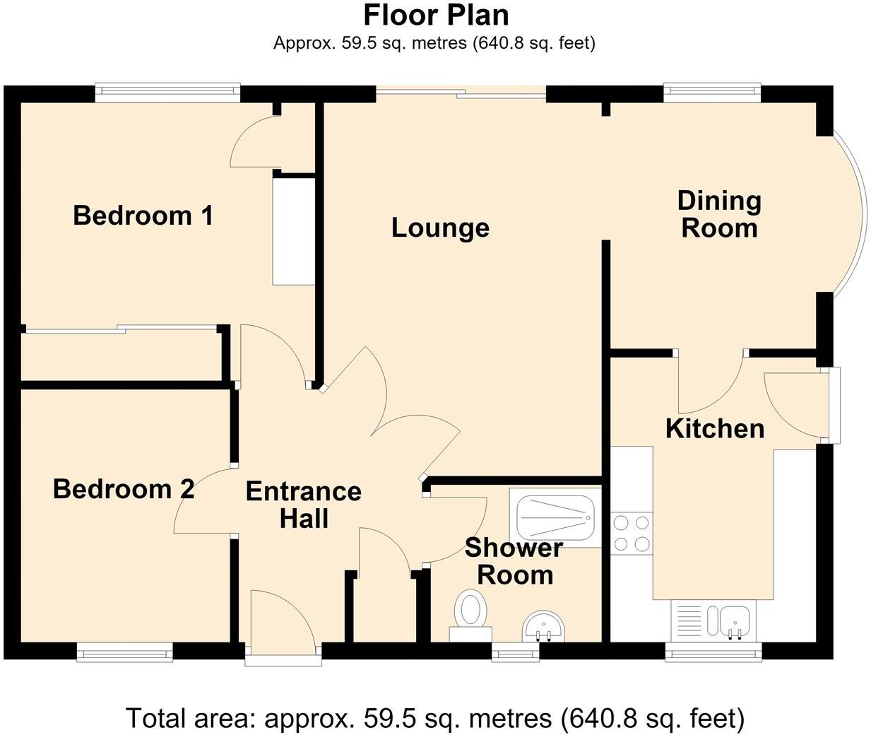 South Carrs, Leven, Beverley floorplan