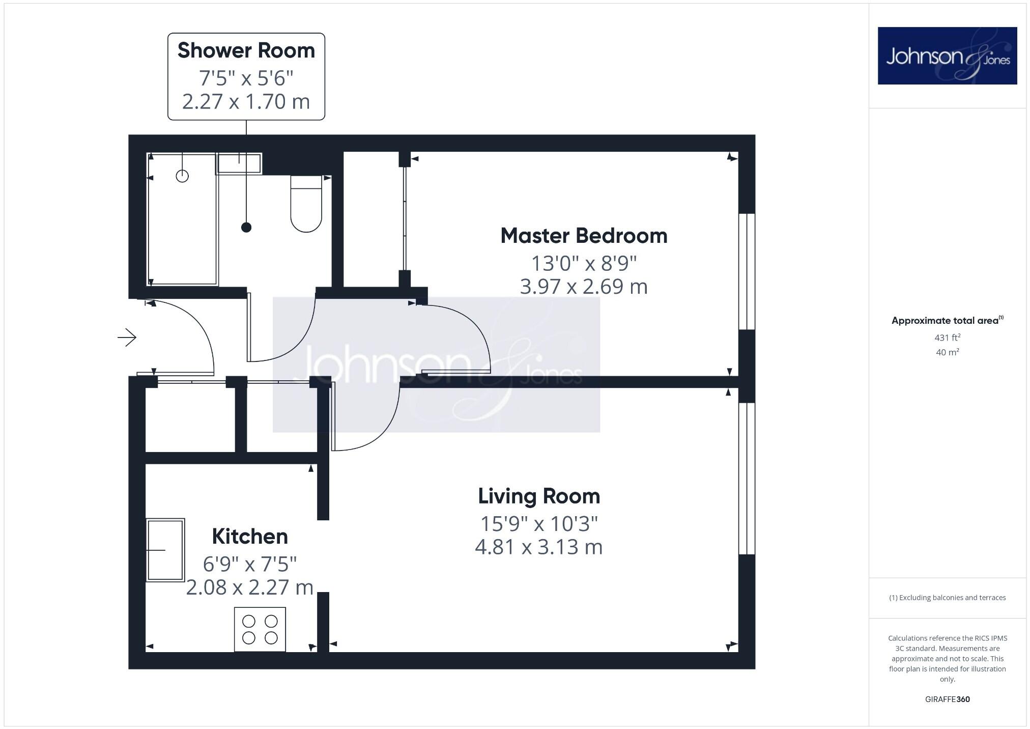 Abbey Court, Abbey Road, Chertsey, Surrey, KT16 floorplan