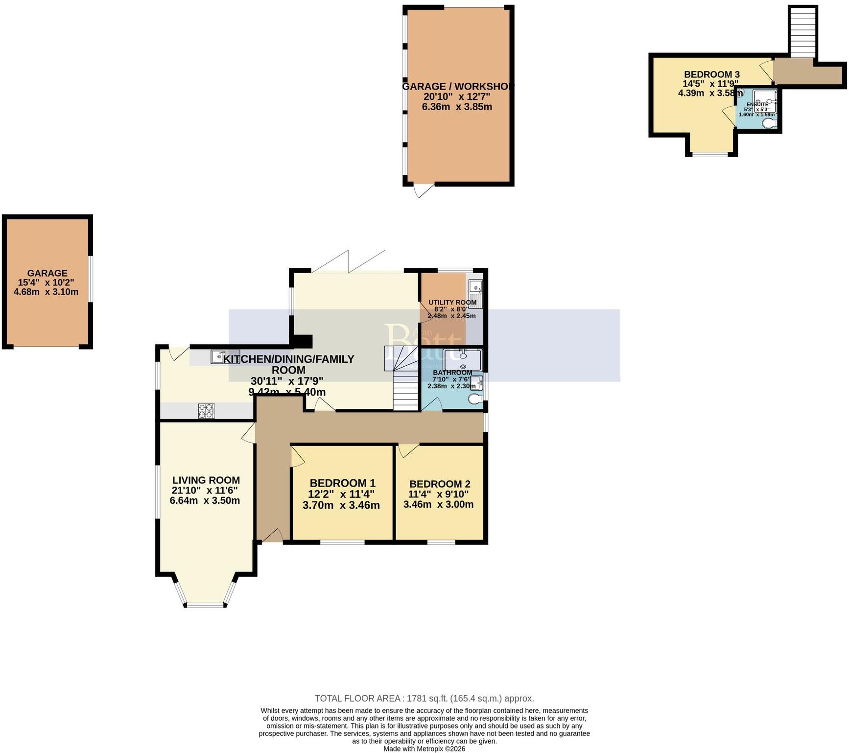Mesnes Road, Wigan, WN1 floorplan