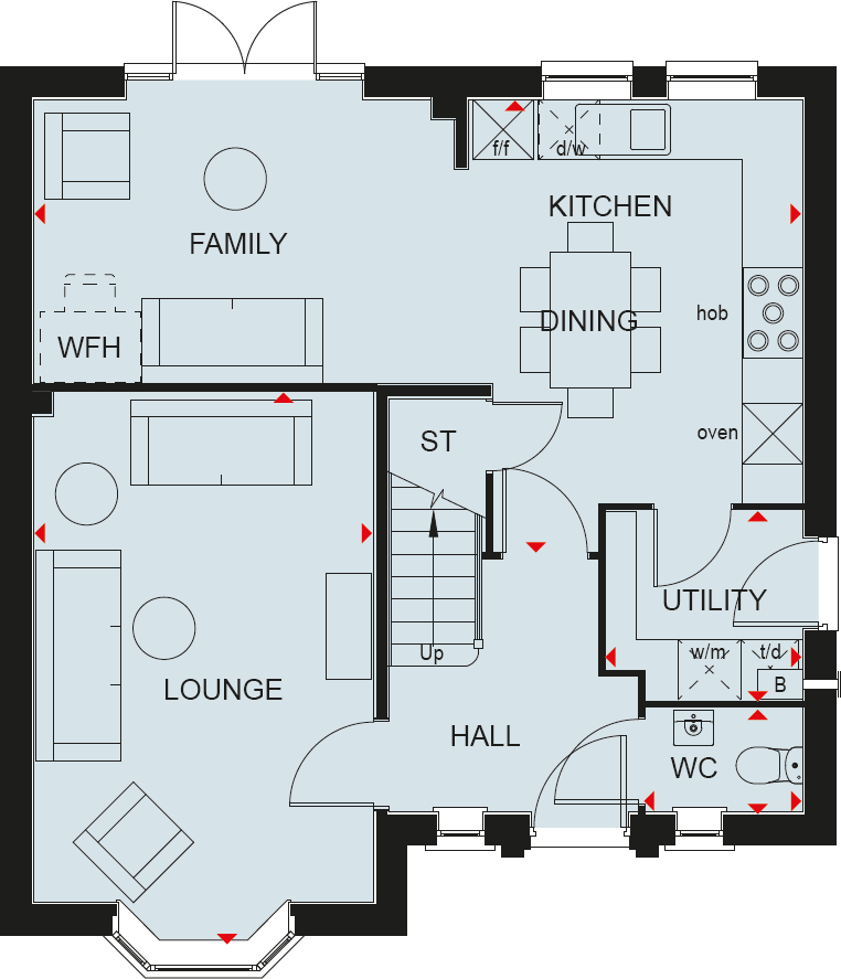 Long Chaulden,
Hemel Hempstead,
HP1 floorplan