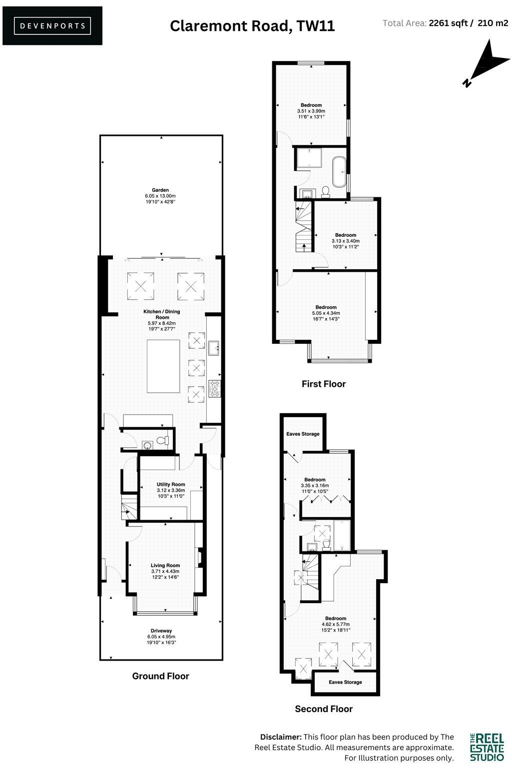 Claremont Road, Teddington, TW11 floorplan