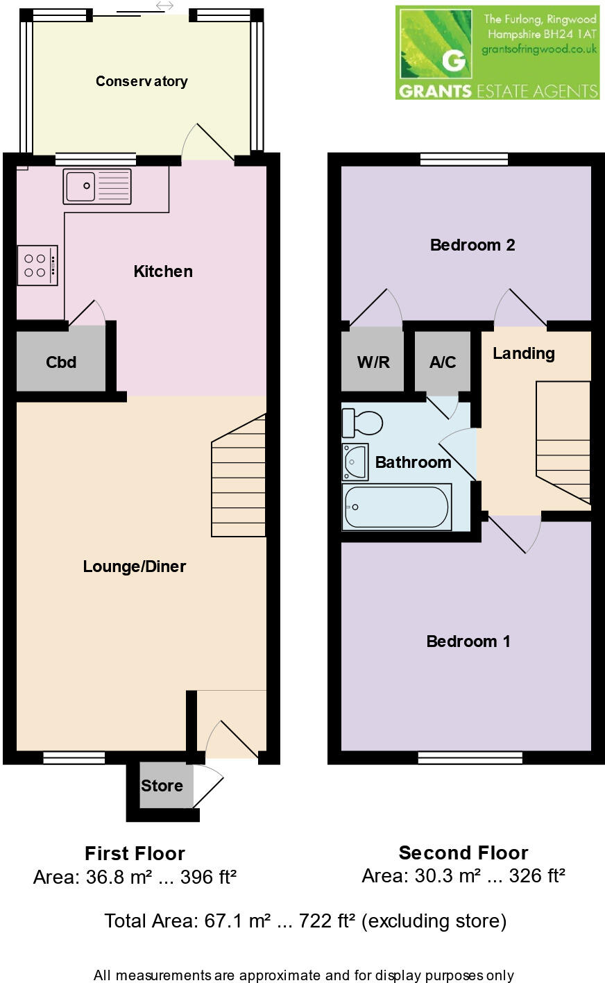 24, Waterloo Way, Ringwood, Hampshire, BH24 floorplan