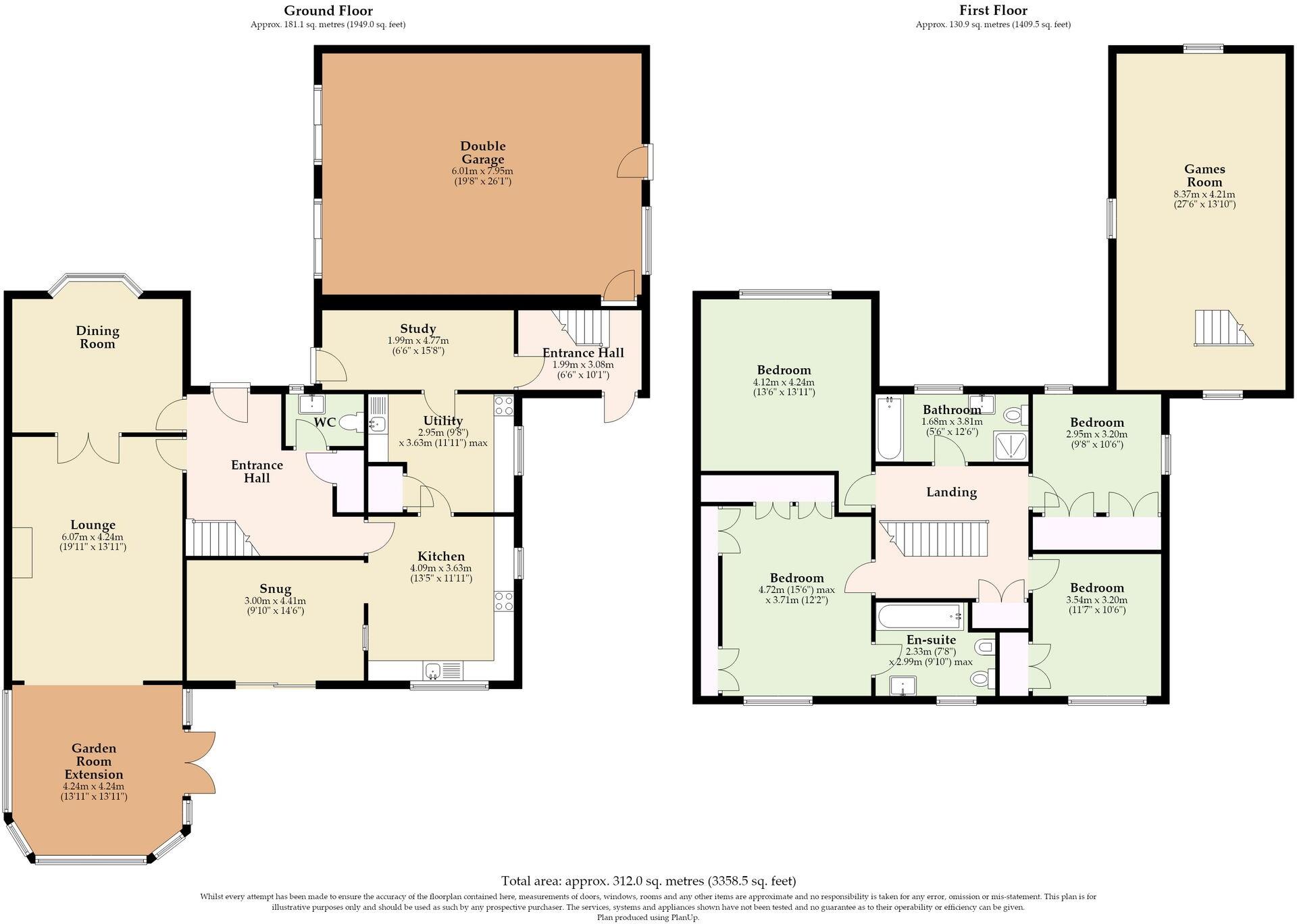 Harts Lane, Bawburgh floorplan
