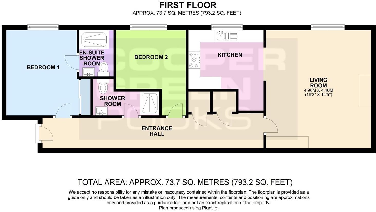 2-5 Claremont Buildings, Claremont Bank, Shrewsbury floorplan