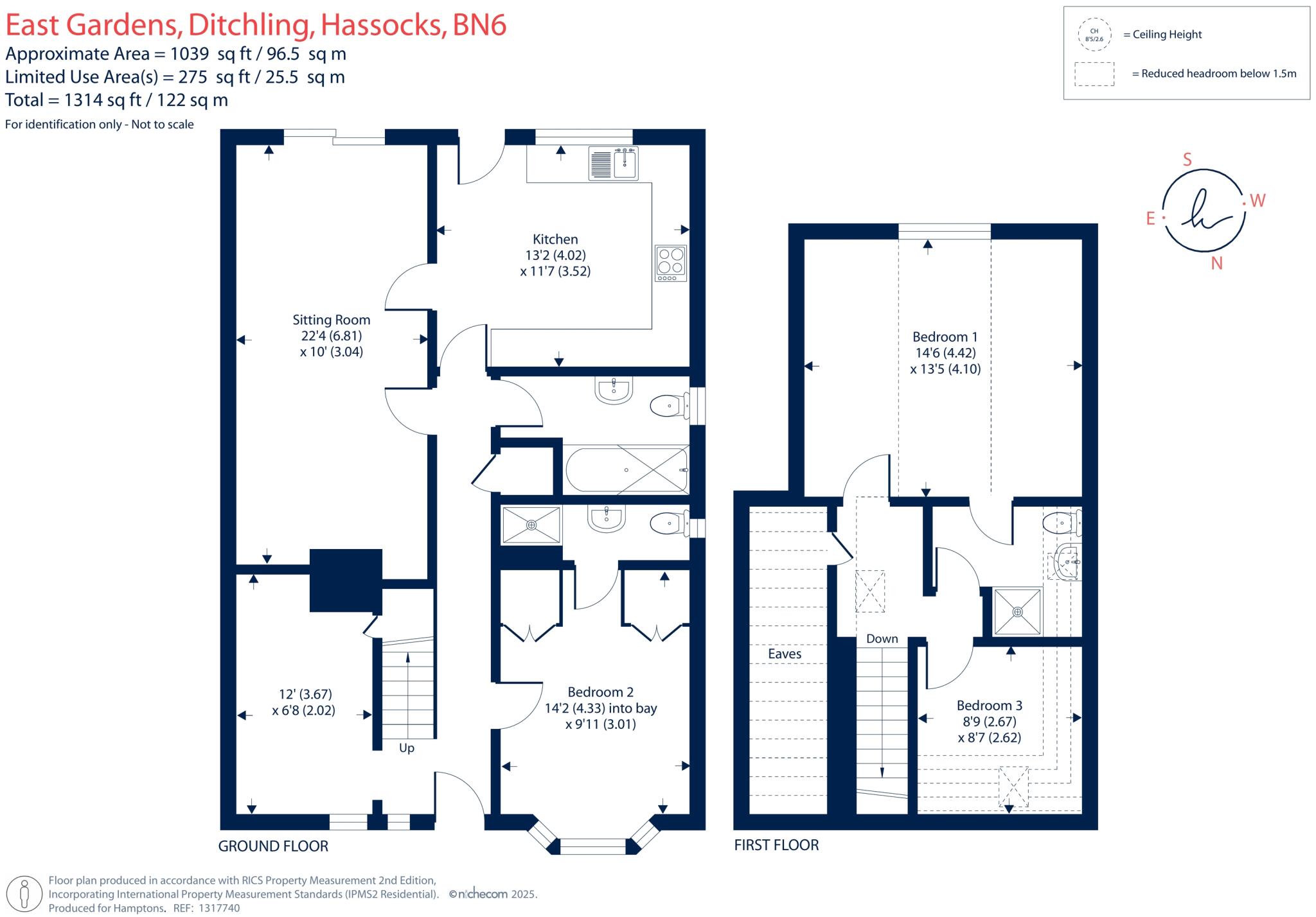 East Gardens, Ditchling, BN6 floorplan