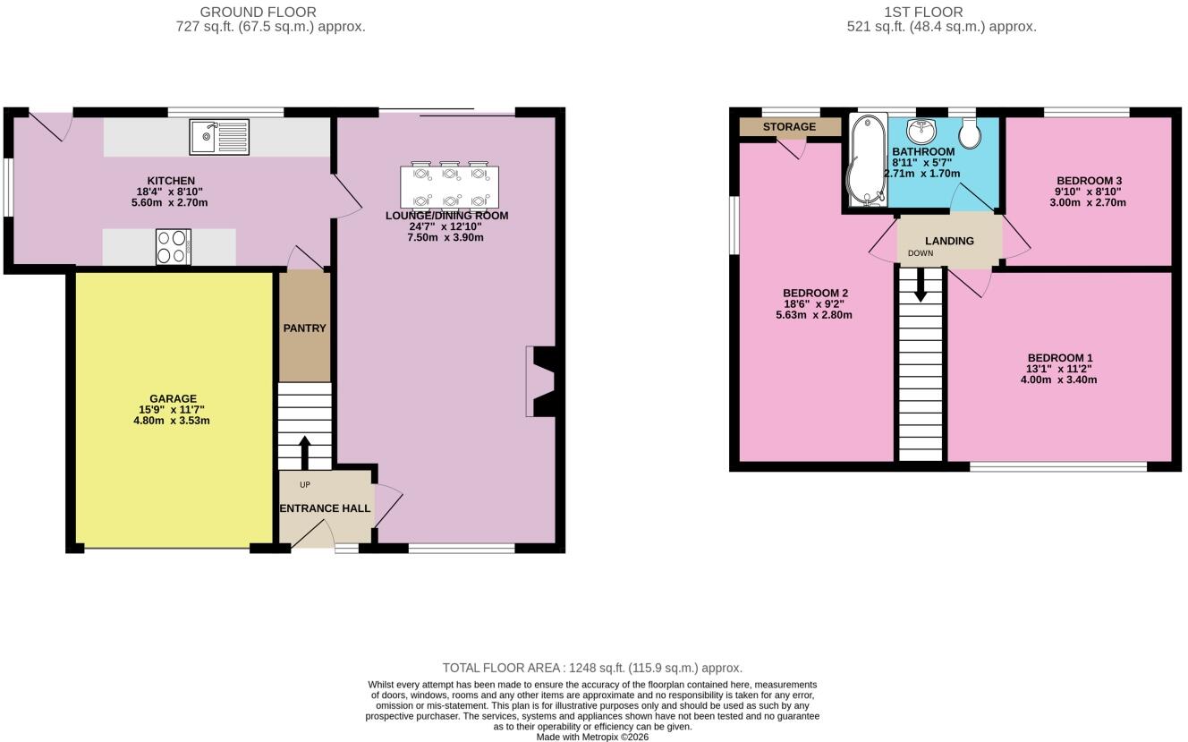 Windmill Gardens, Selby, North Yorkshire, YO8 floorplan