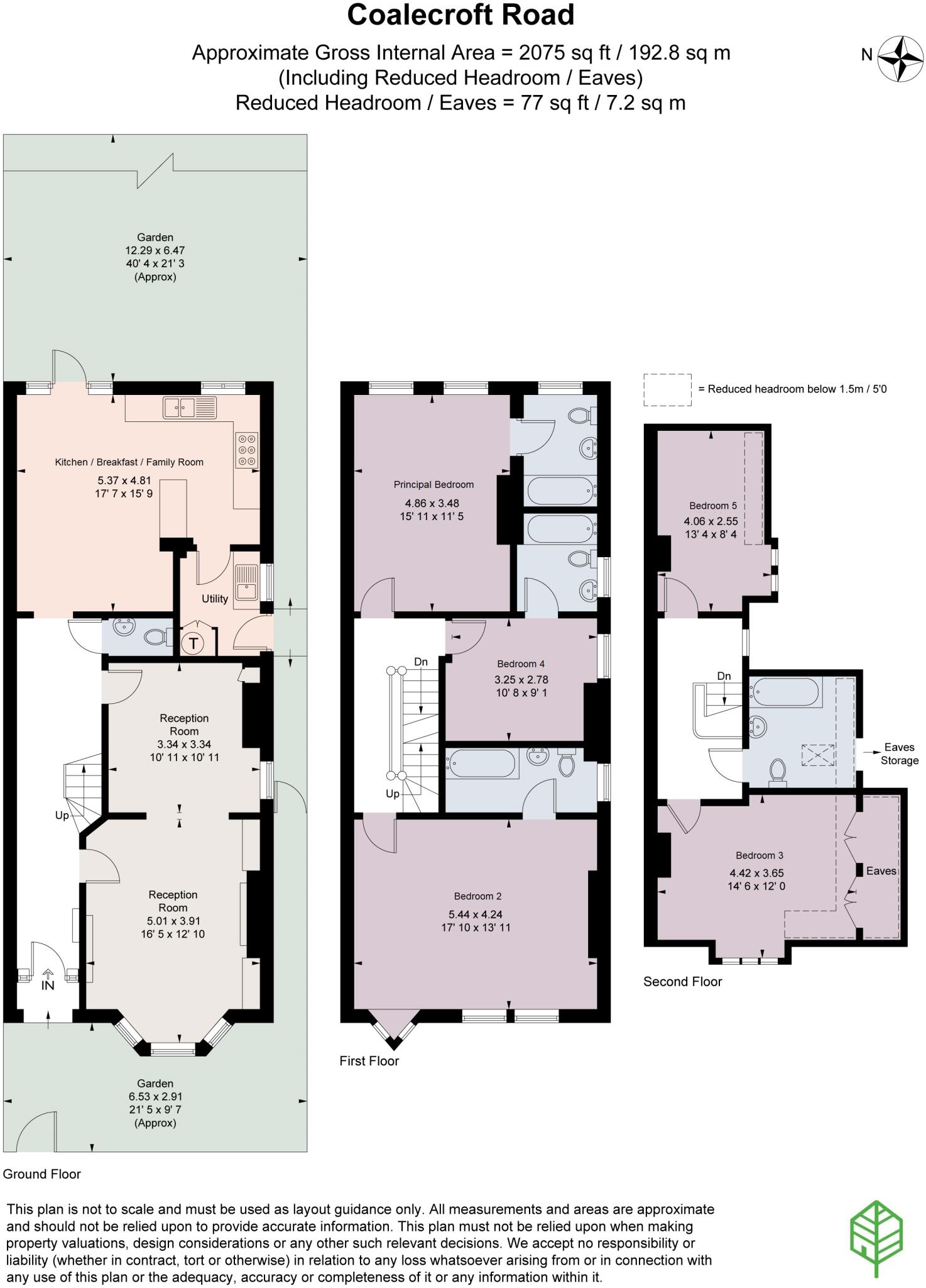 Coalecroft Road, Putney, London, SW15 floorplan