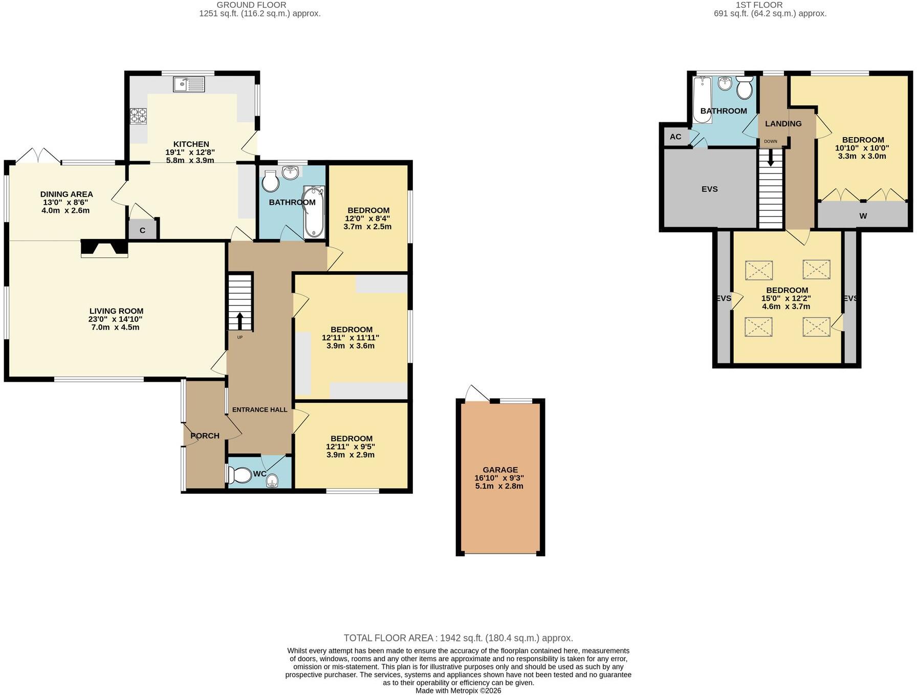Manorfield, Lower Broadheath, WR2 floorplan