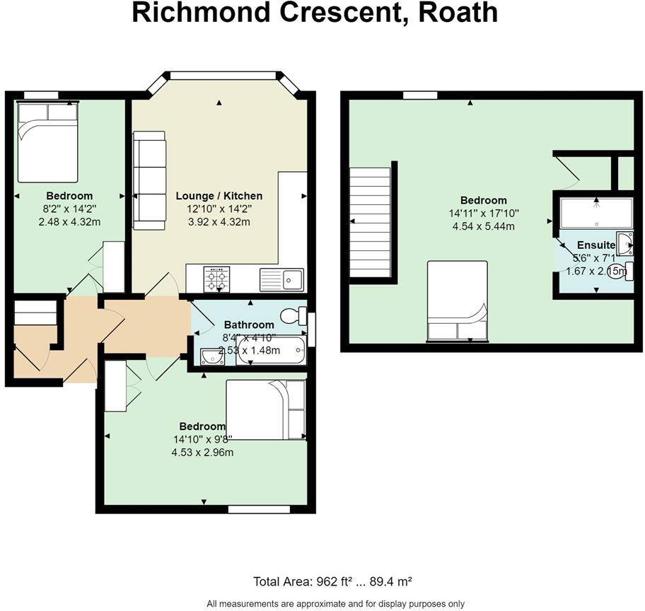 Richmond Crescent, Roath floorplan