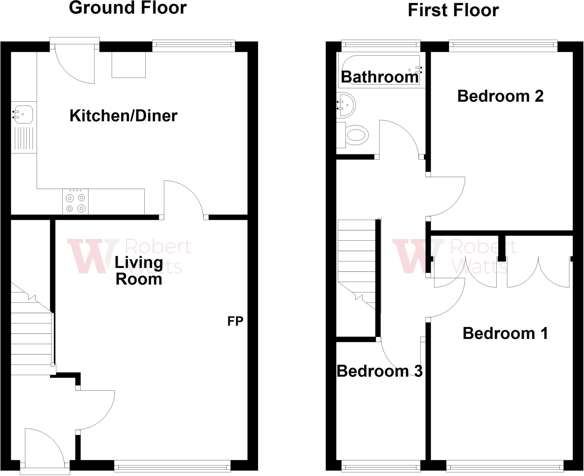 Moor Lane, Gomersal, Cleckheaton, West Yorkshire, BD19 floorplan