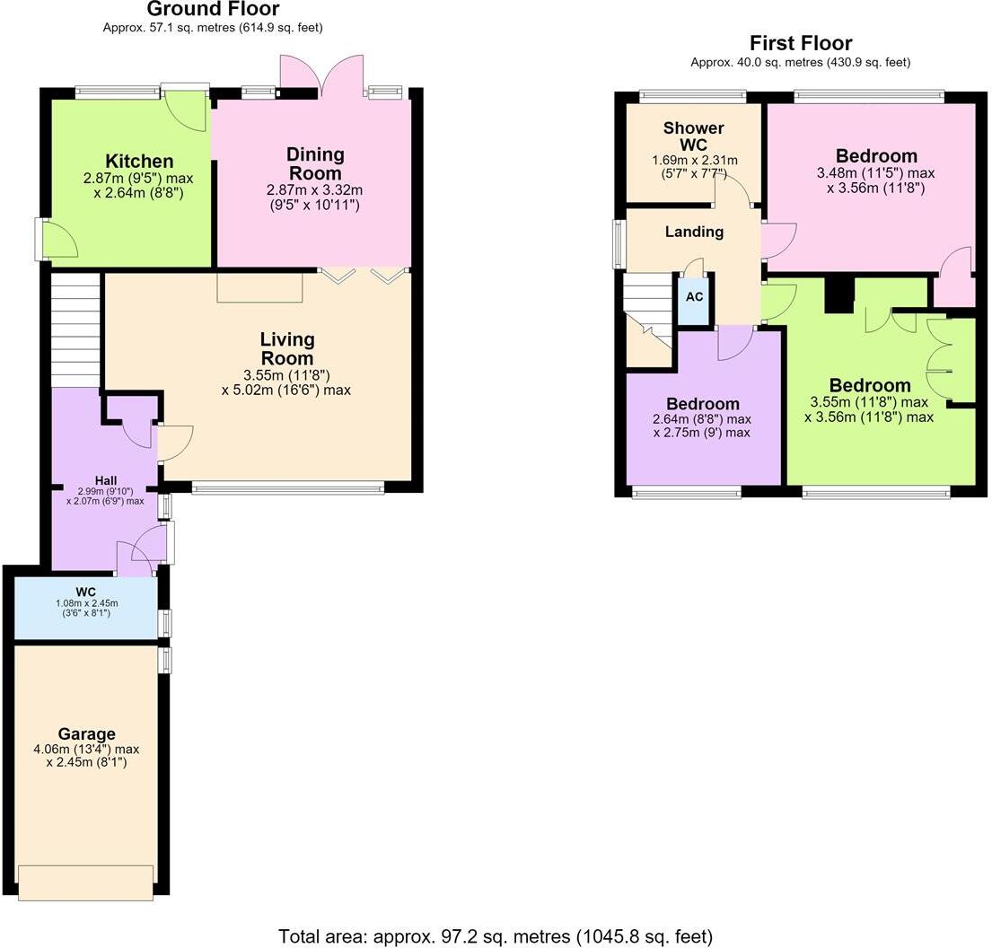 Spring Lane, Whittington floorplan