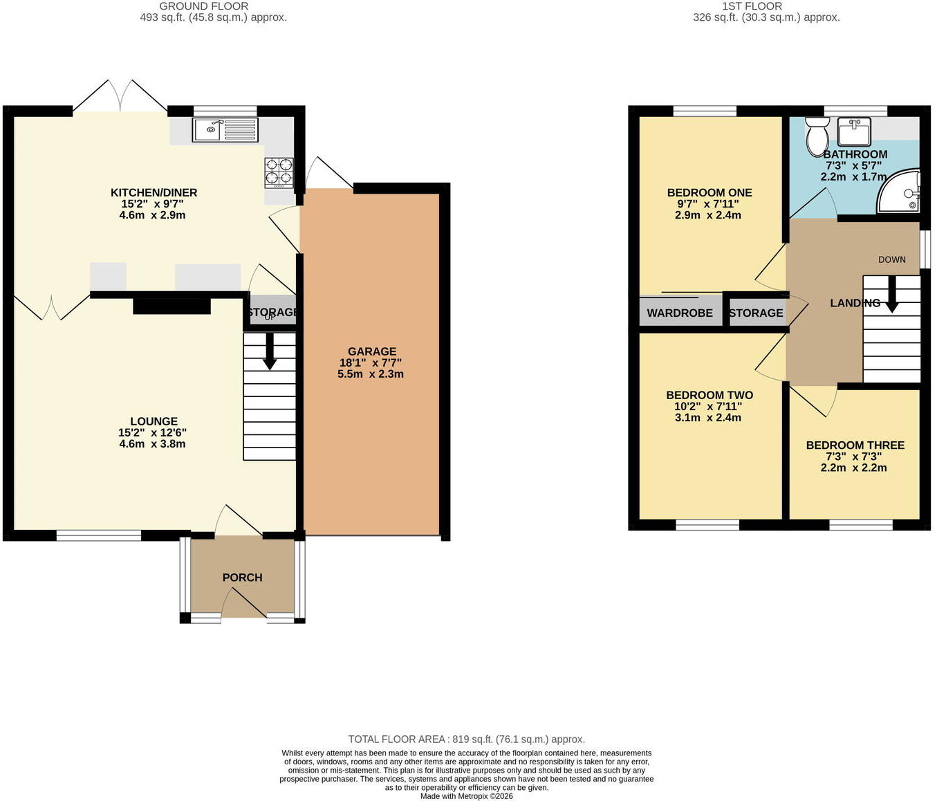 Harebell Close, Cannock, WS12 3XA floorplan