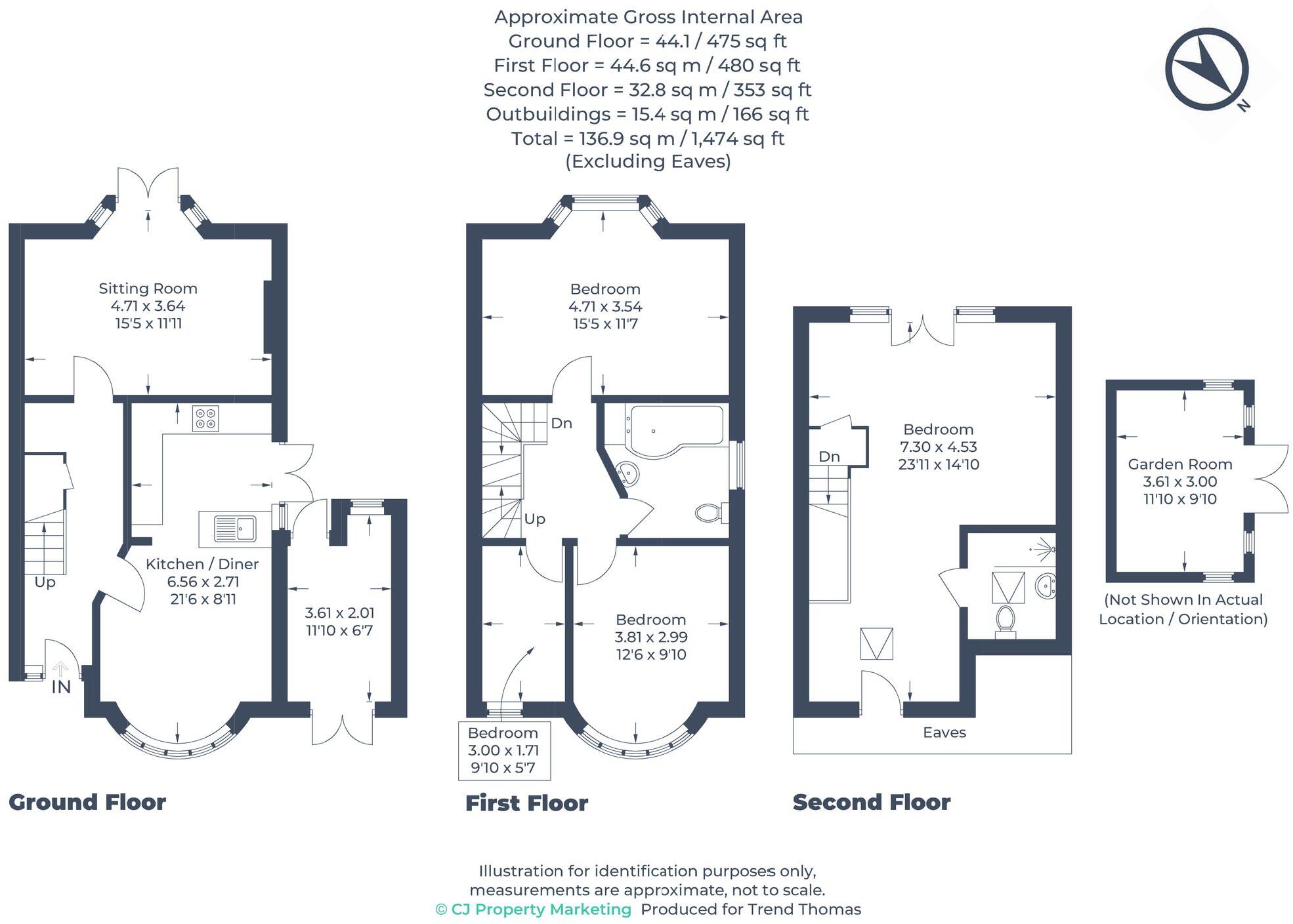 Bateman Road, Croxley Green, WD3 floorplan