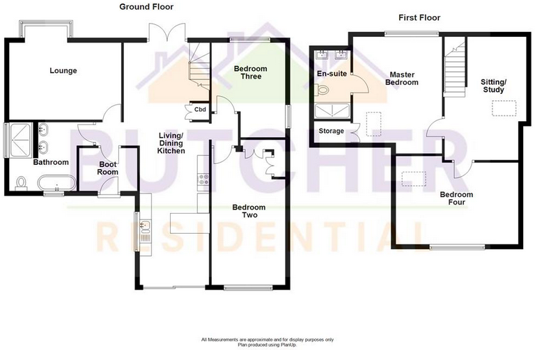 Churchfield Lane, Darton floorplan