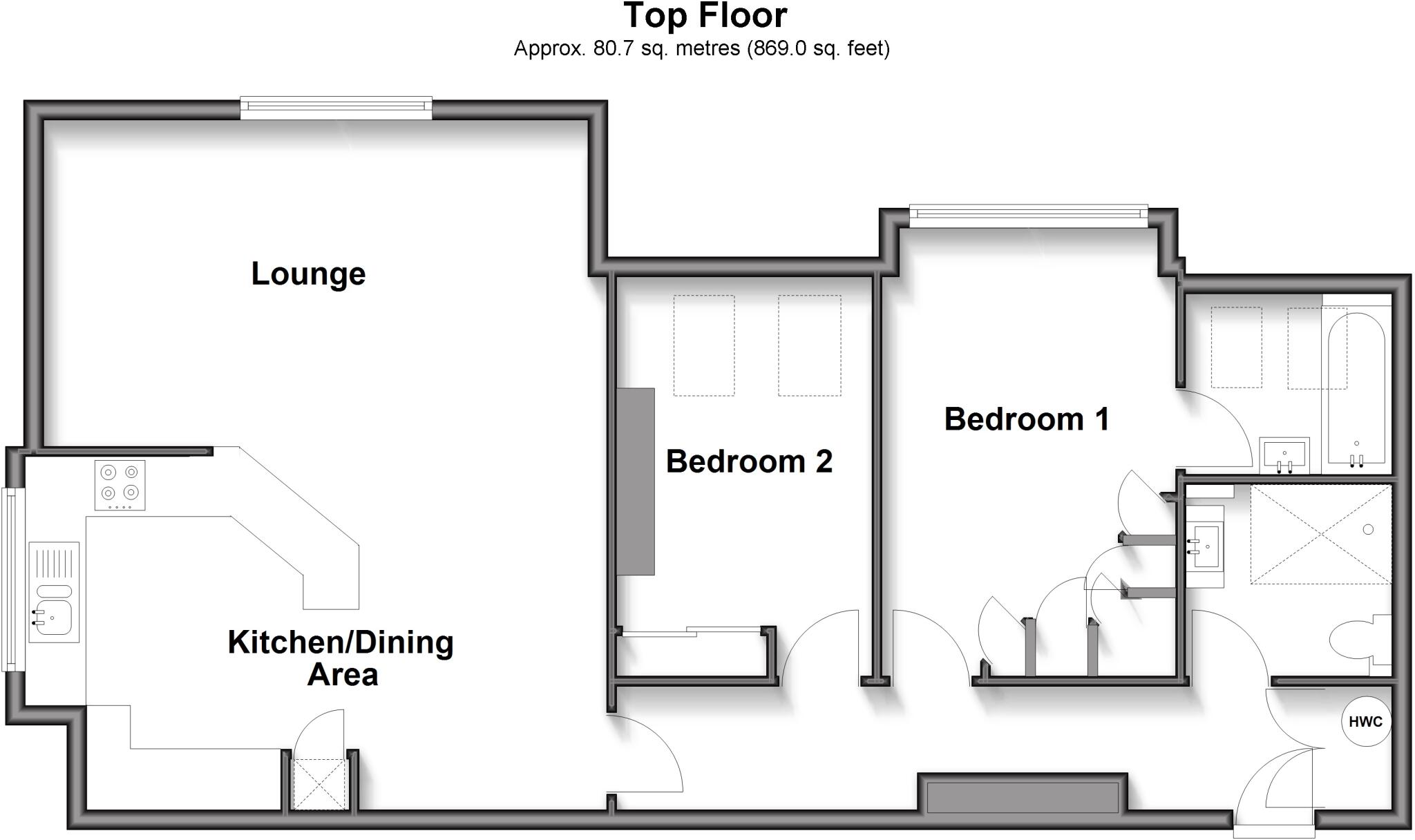 Grenehurst Park Capel RH5 floorplan